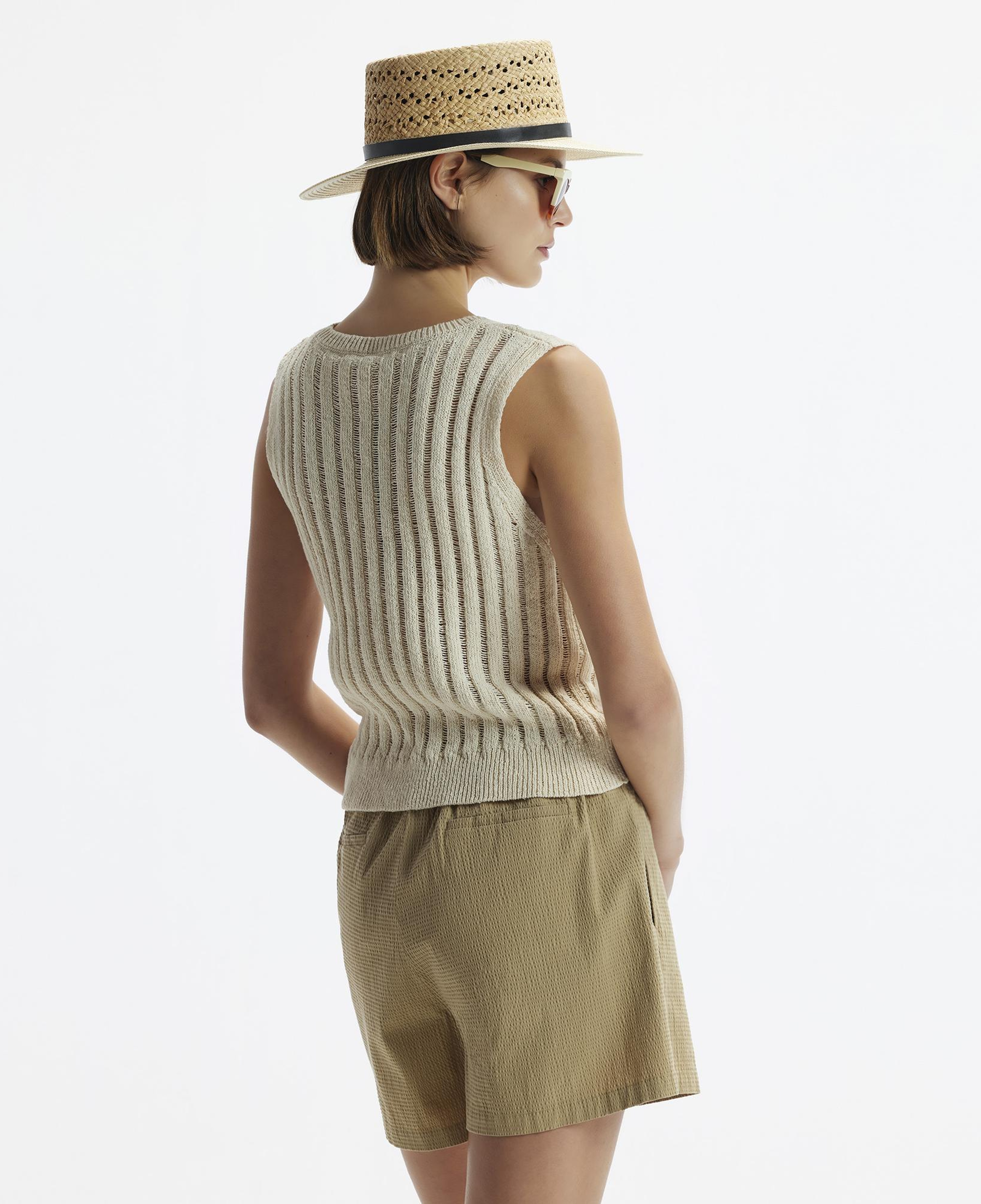 YARGICI Yan Cepli Kemerli Şort