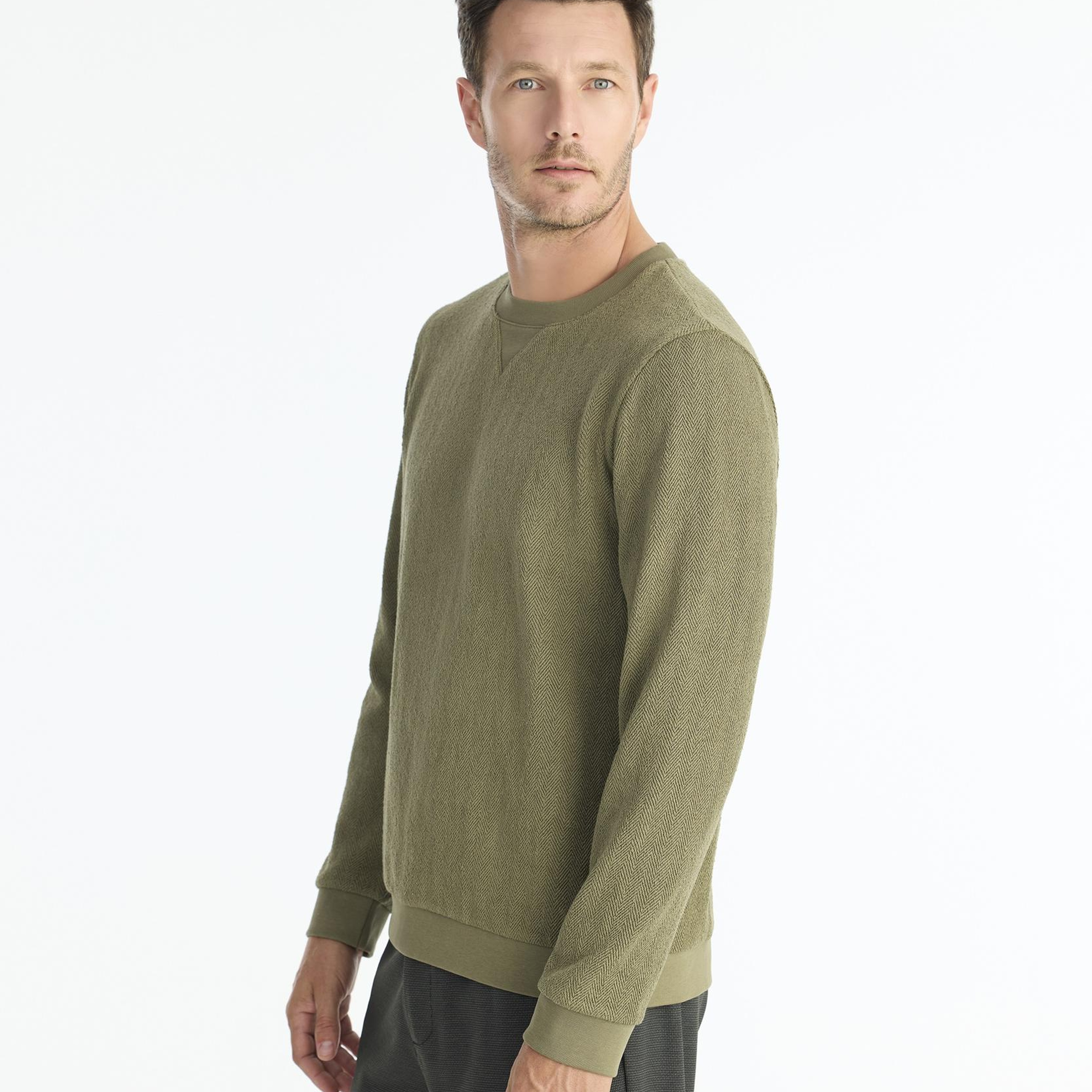 YARGICI Regular Bisiklet Yaka Uzun Kol Sweatshirt