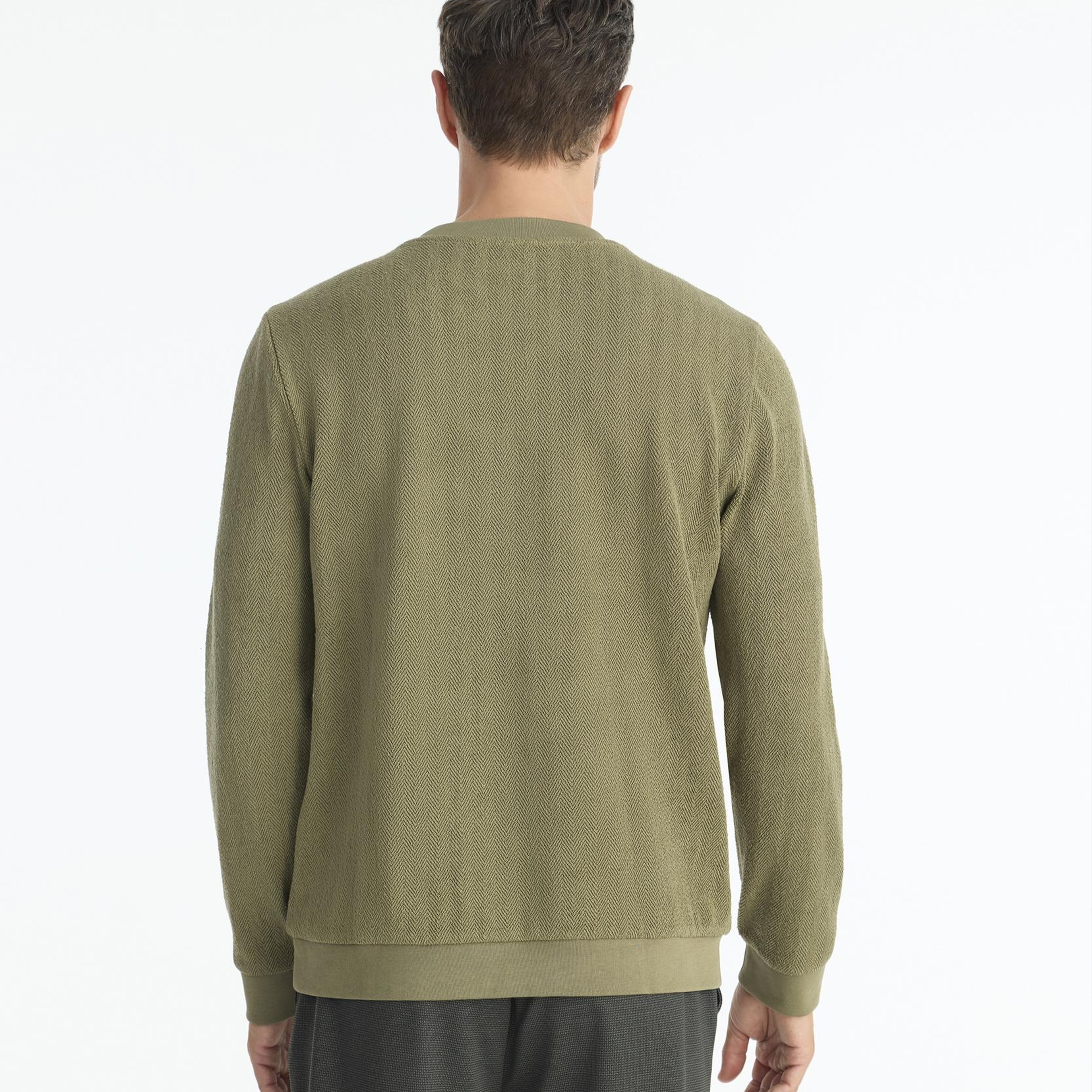 YARGICI Regular Bisiklet Yaka Uzun Kol Sweatshirt