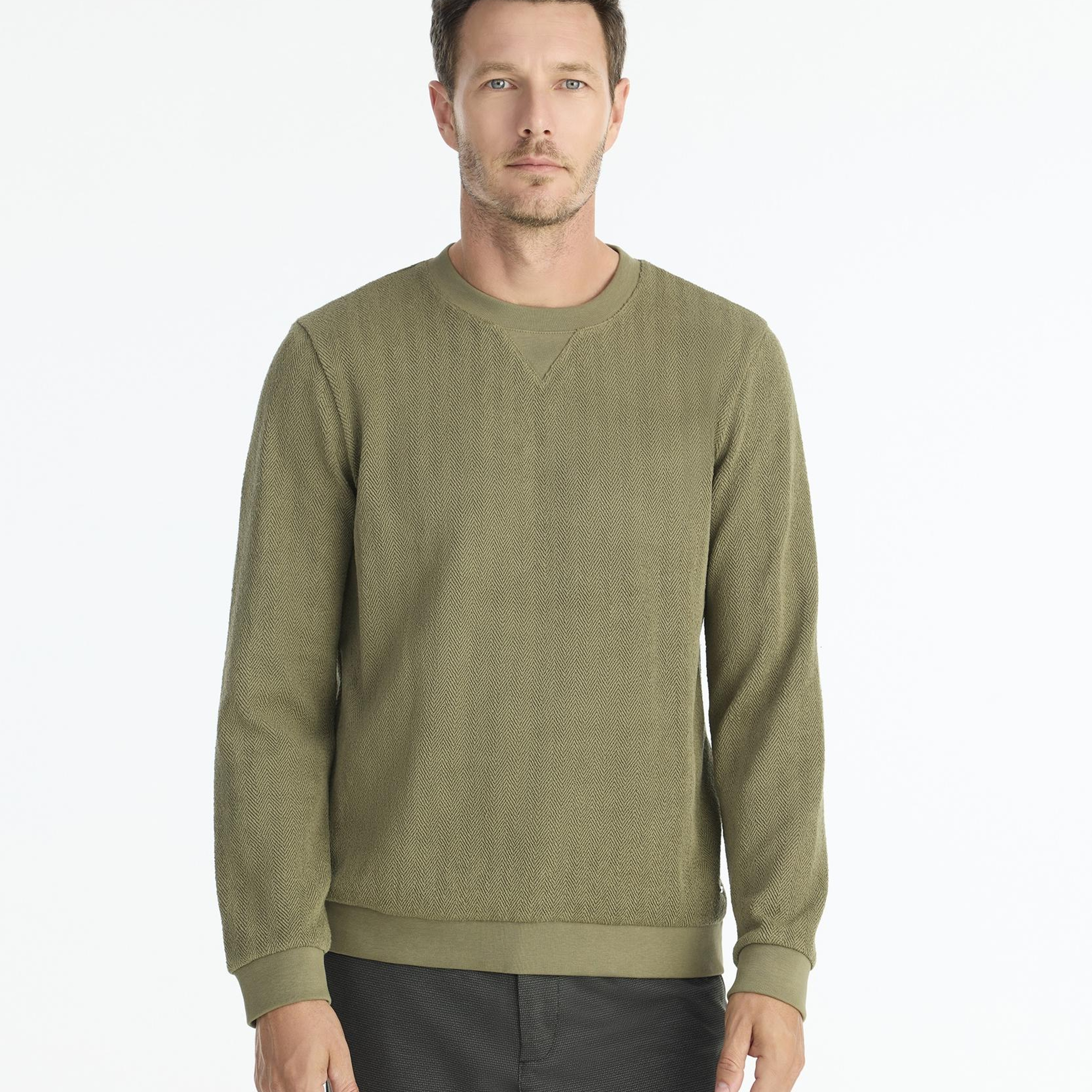 YARGICI Regular Bisiklet Yaka Uzun Kol Sweatshirt