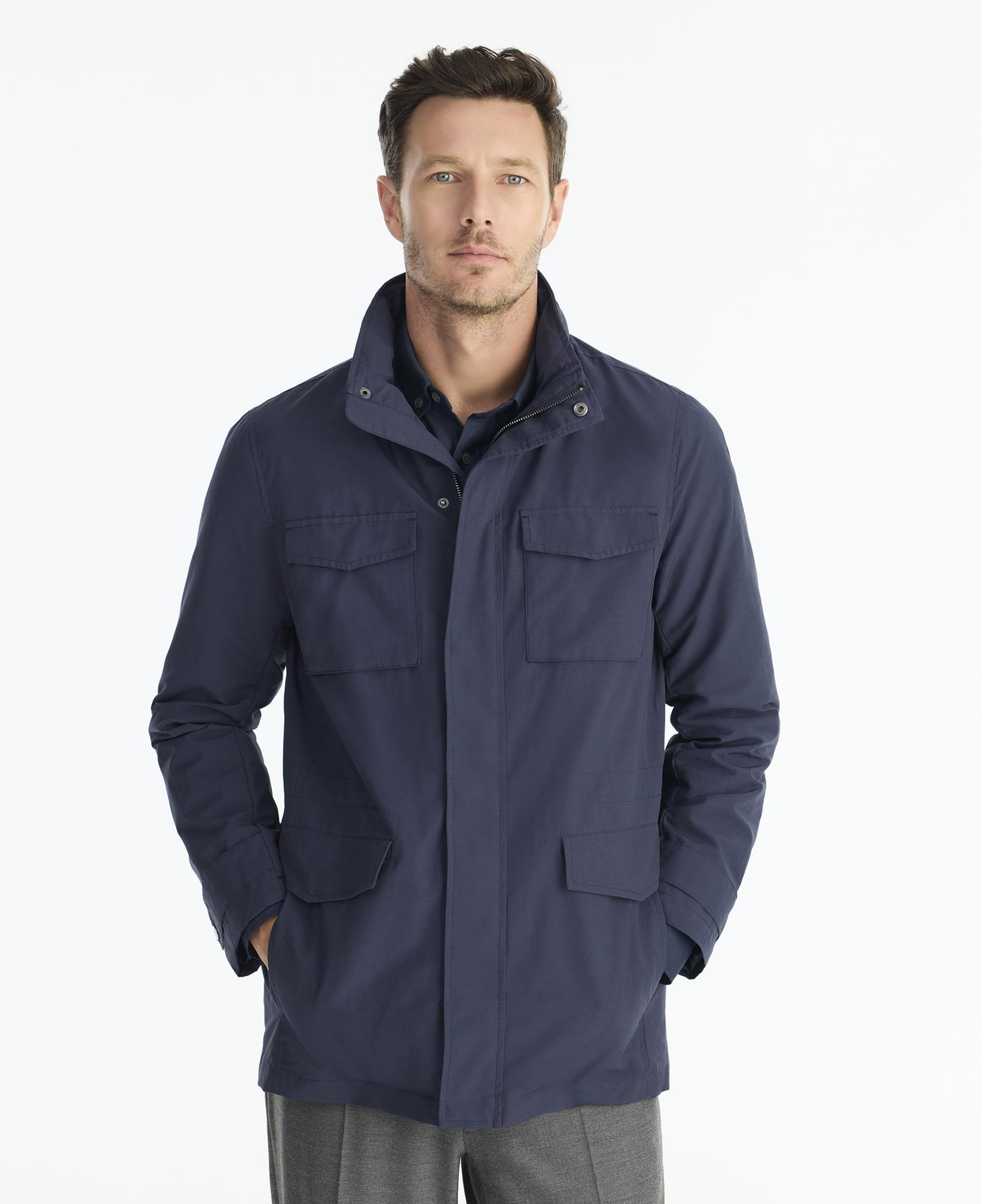 YARGICI Regular Dik Yaka Uzun Kol Yağmurluk