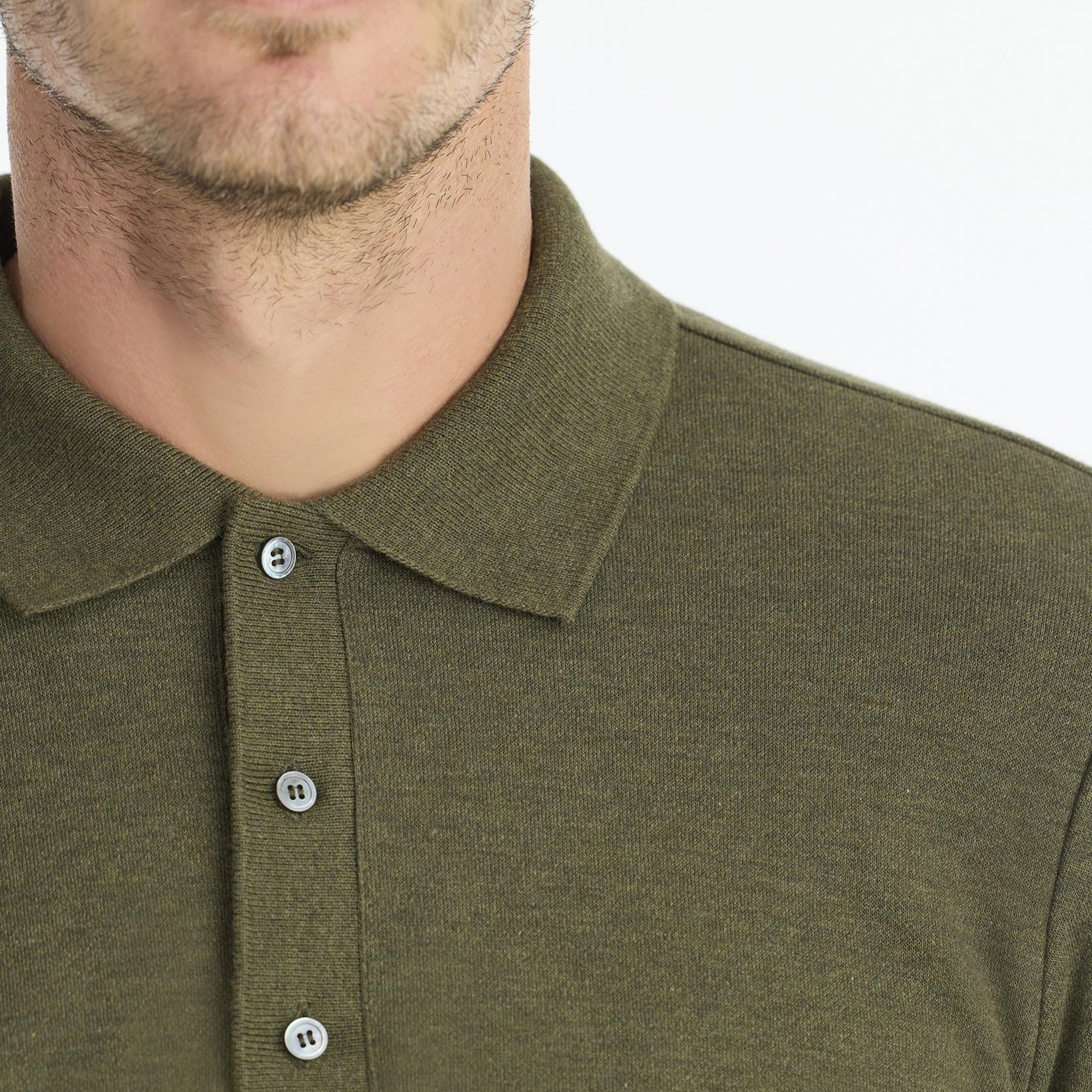 YARGICI Regular Gömlek Yaka Uzun Kol Kazak