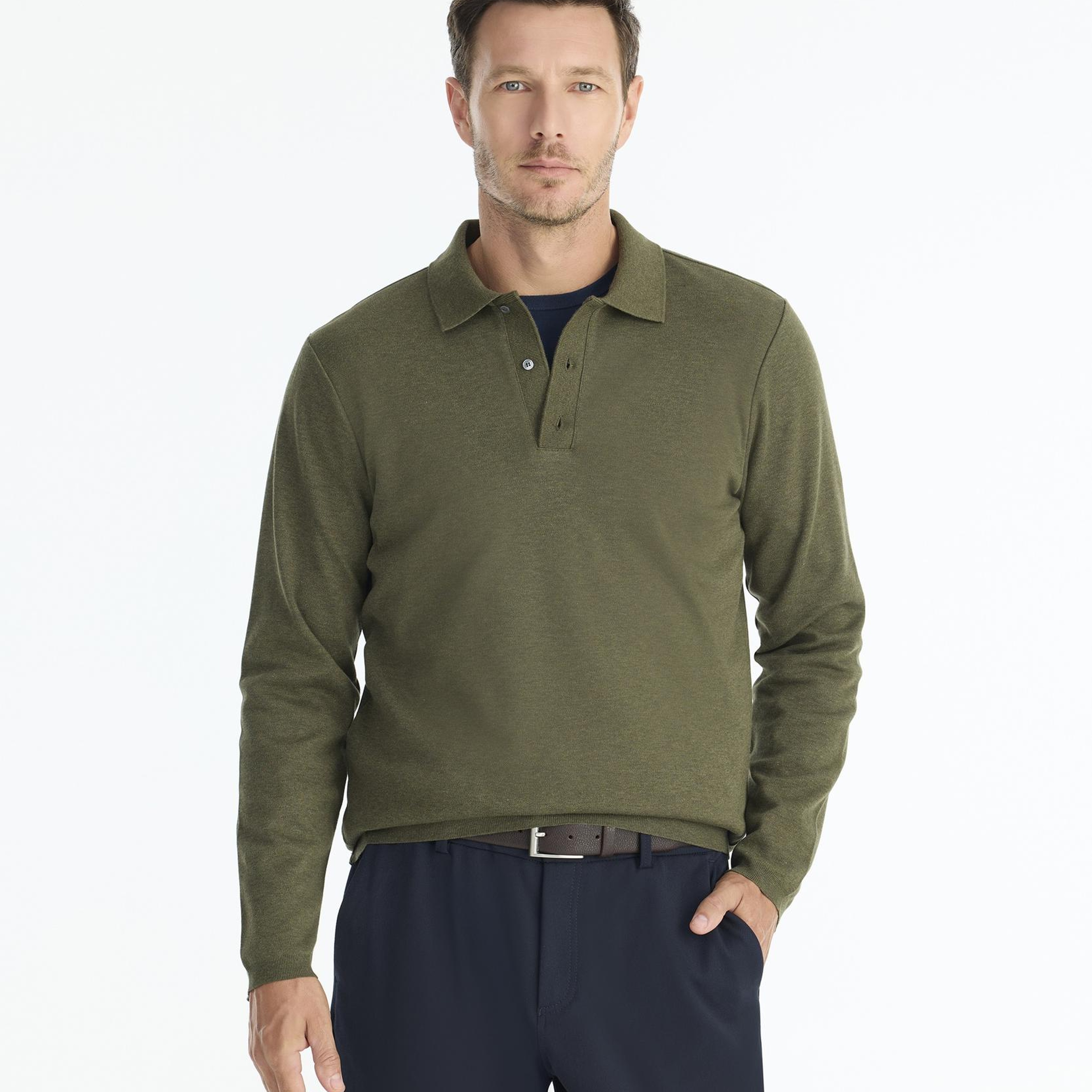 YARGICI Regular Gömlek Yaka Uzun Kol Kazak