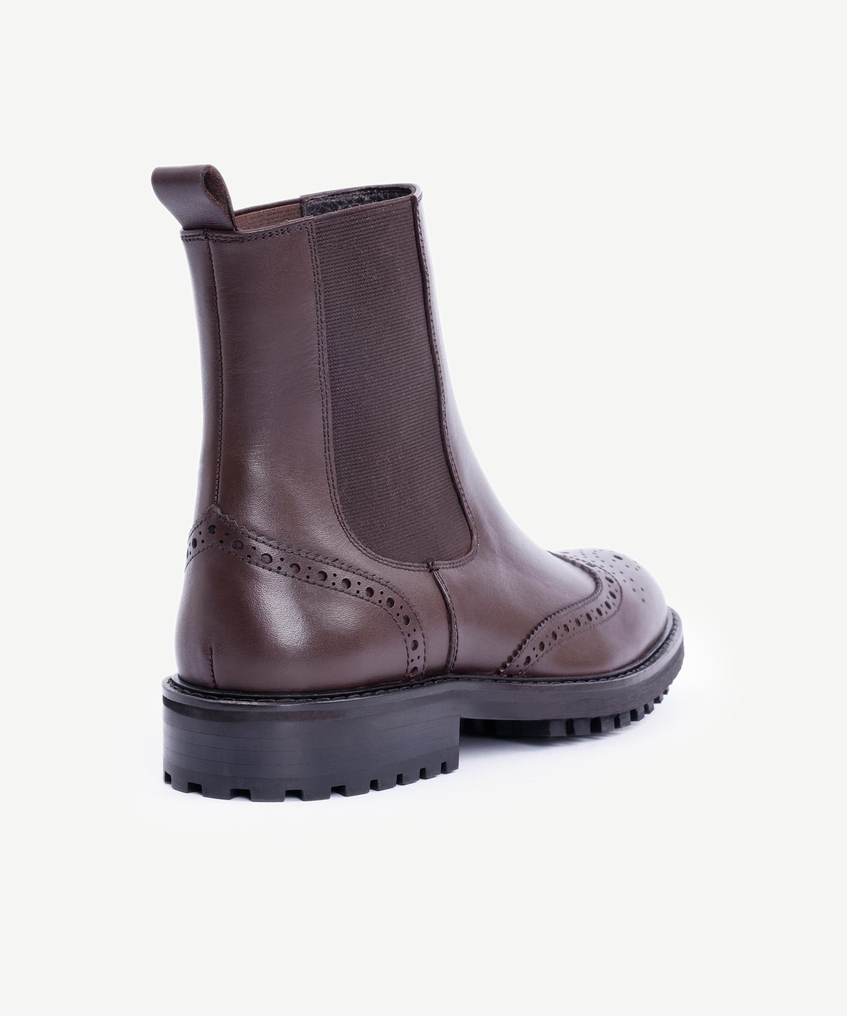 YARGICI Zımba Detaylı Lastikli Deri Bot