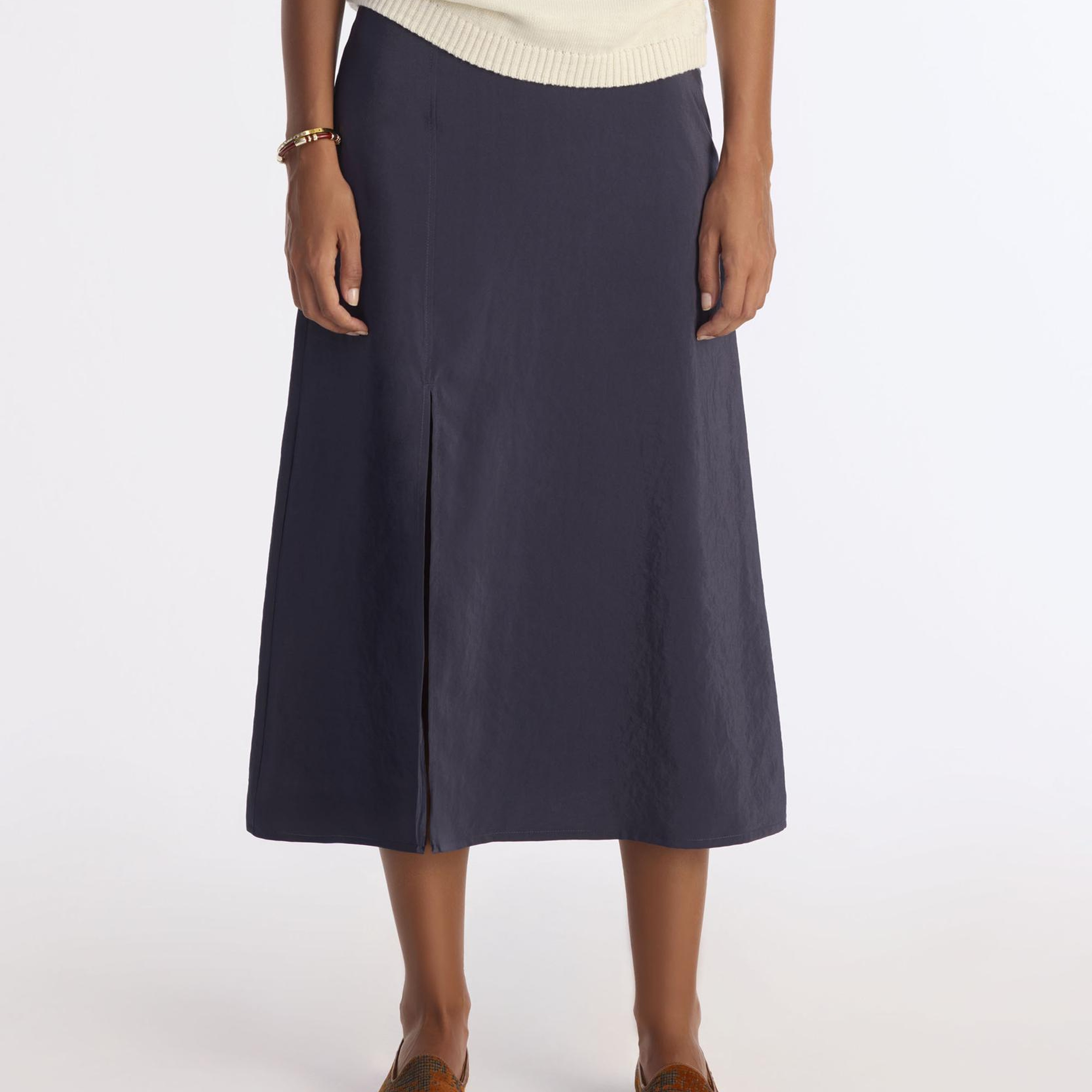 YARGICI A Form Yüksek Bel Etek