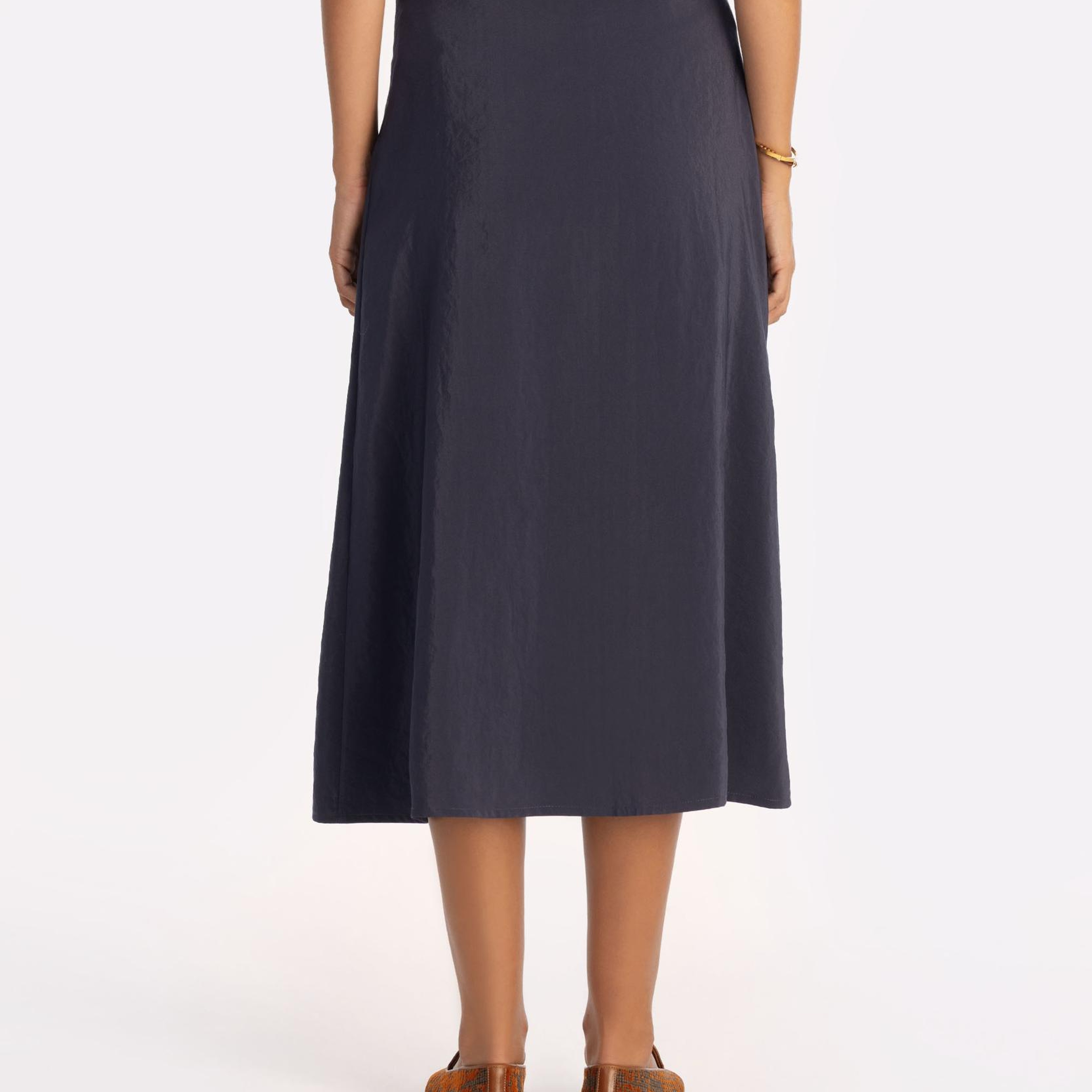 YARGICI A Form Yüksek Bel Etek