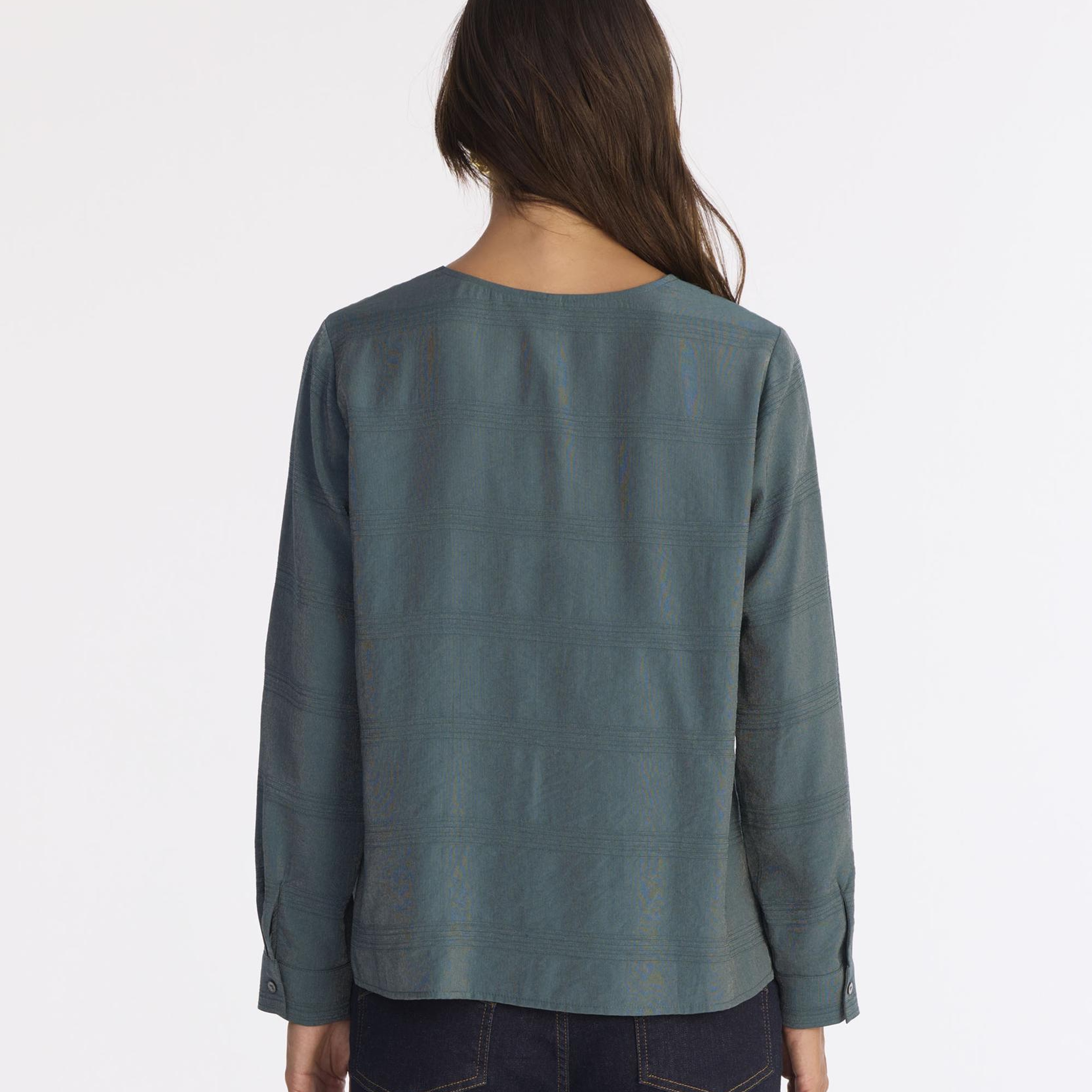 YARGICI Regular Kayık Yaka Uzun Kol Gömlek