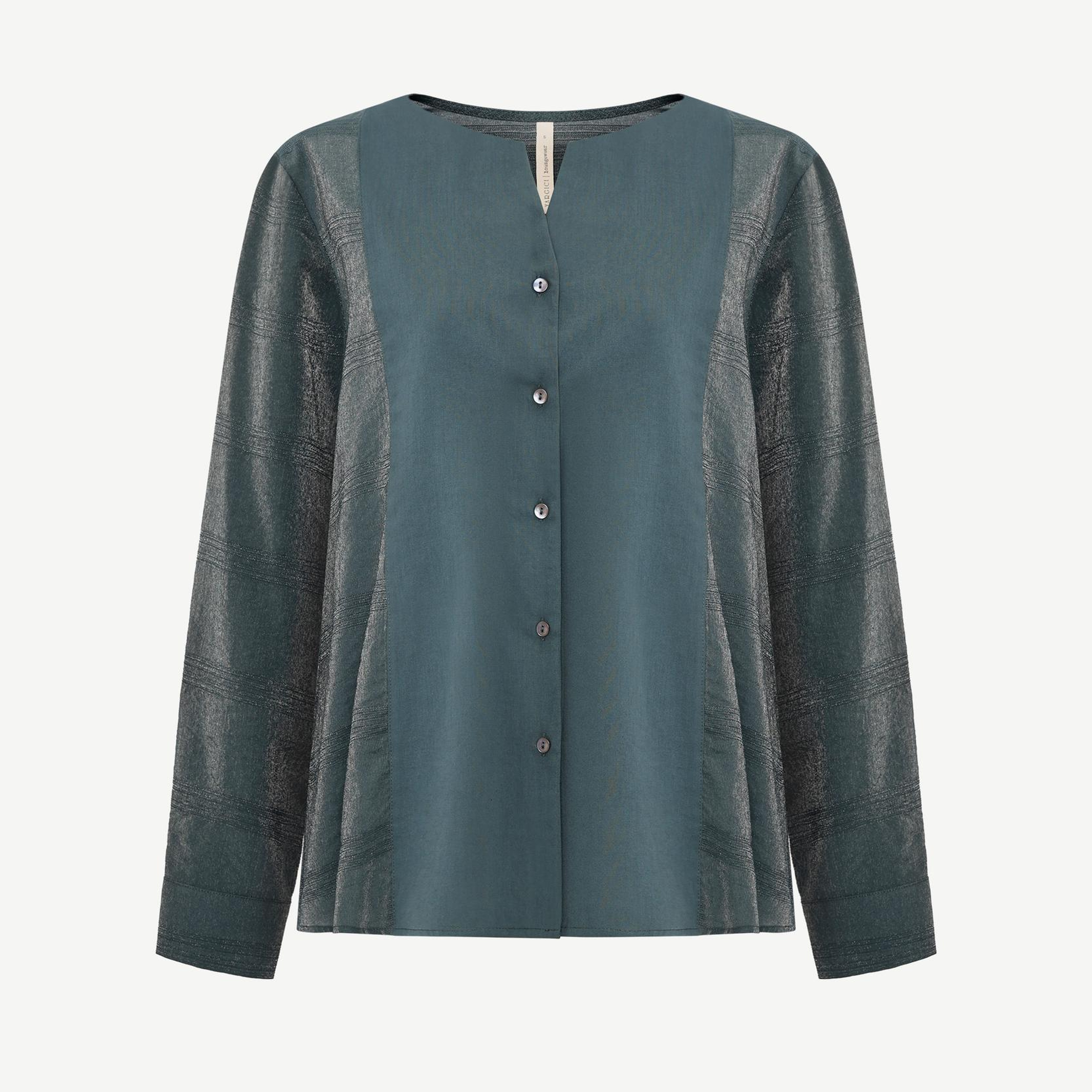 YARGICI Regular Kayık Yaka Uzun Kol Gömlek