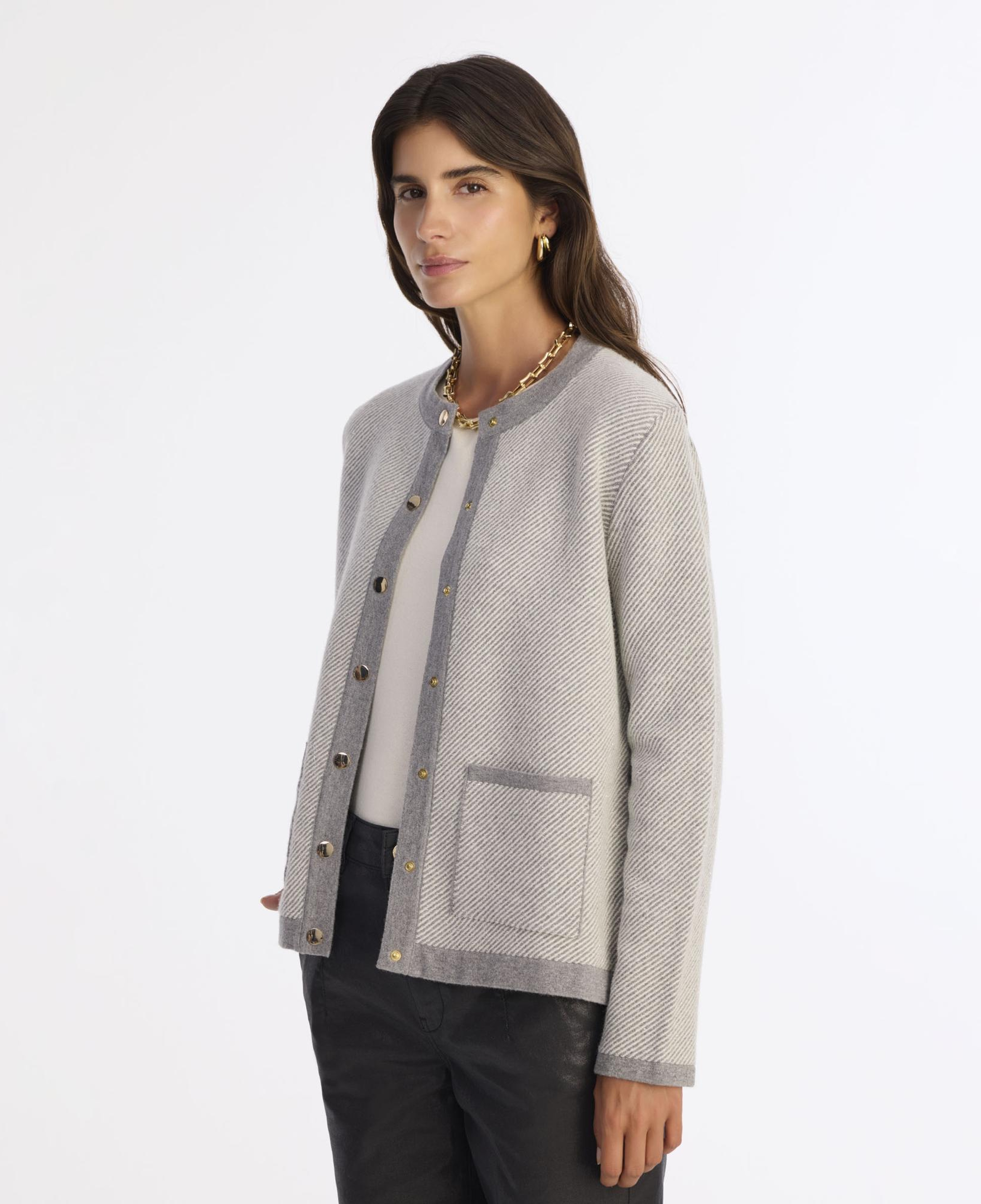 YARGICI Regular Dik Yaka Uzun Kol Hırka