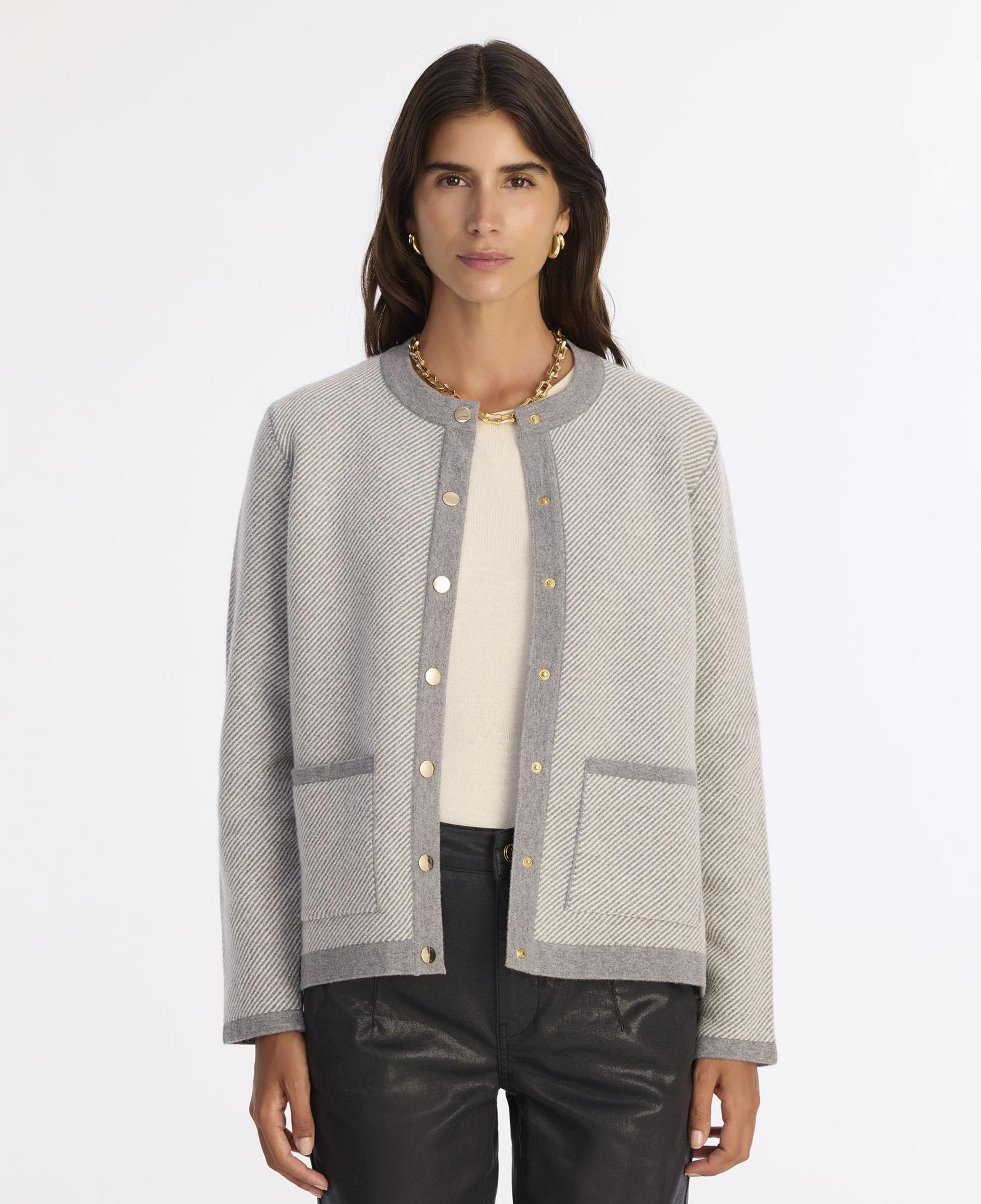 YARGICI Regular Dik Yaka Uzun Kol Hırka