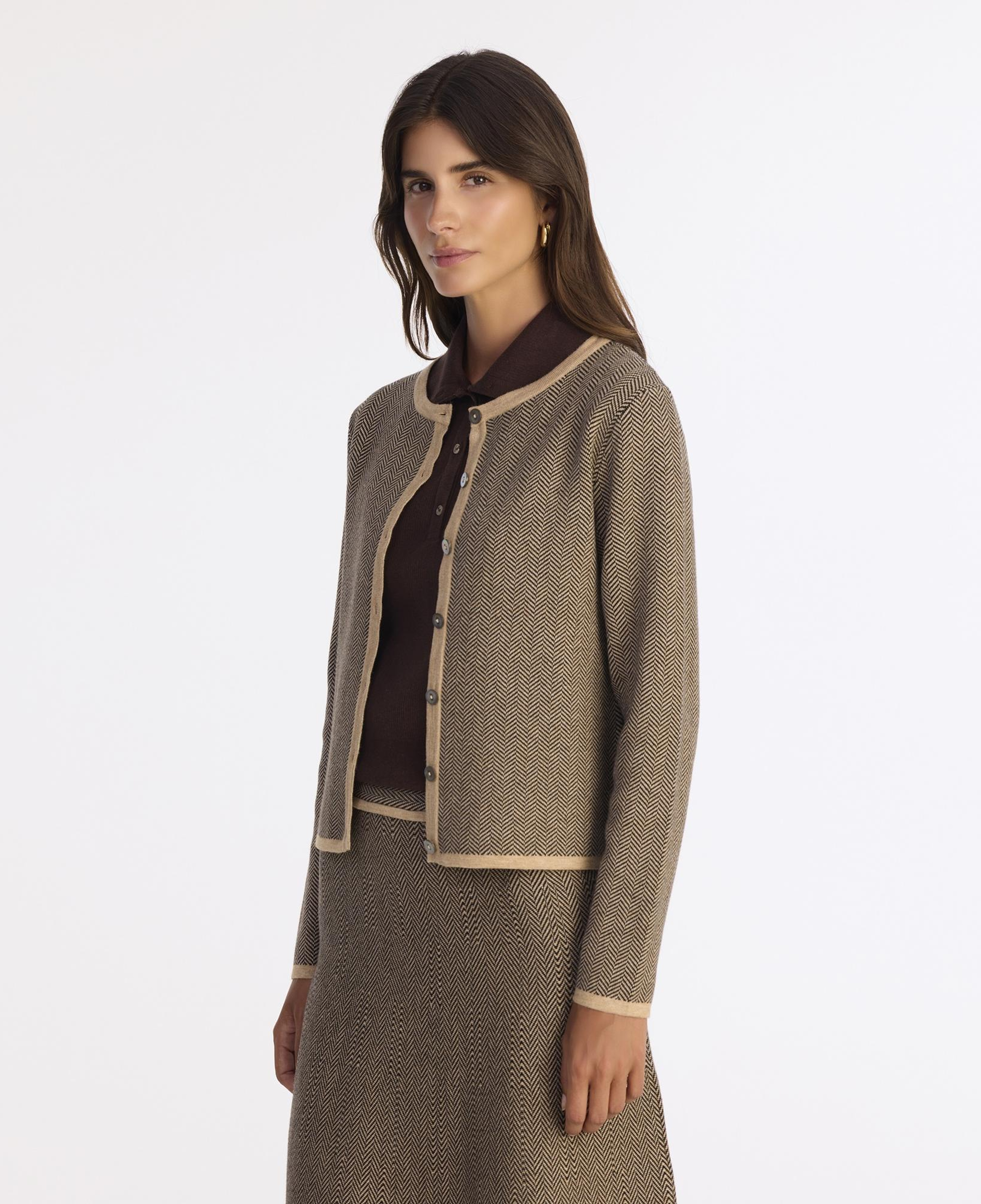 YARGICI Regular Bisiklet Yaka Uzun Kol Hırka