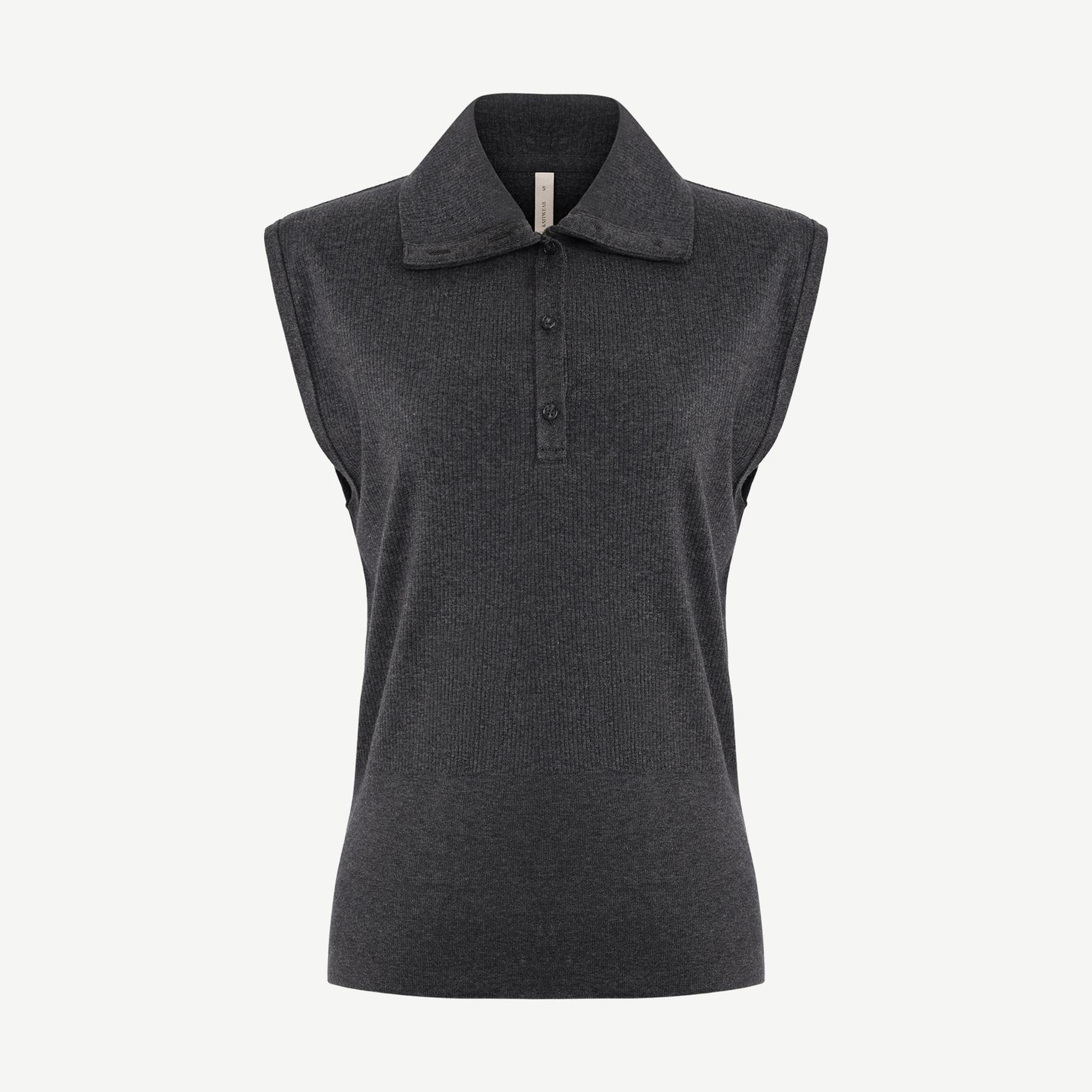 YARGICI Regular Yarım Balıkçı Yaka Kolsuz Kazak