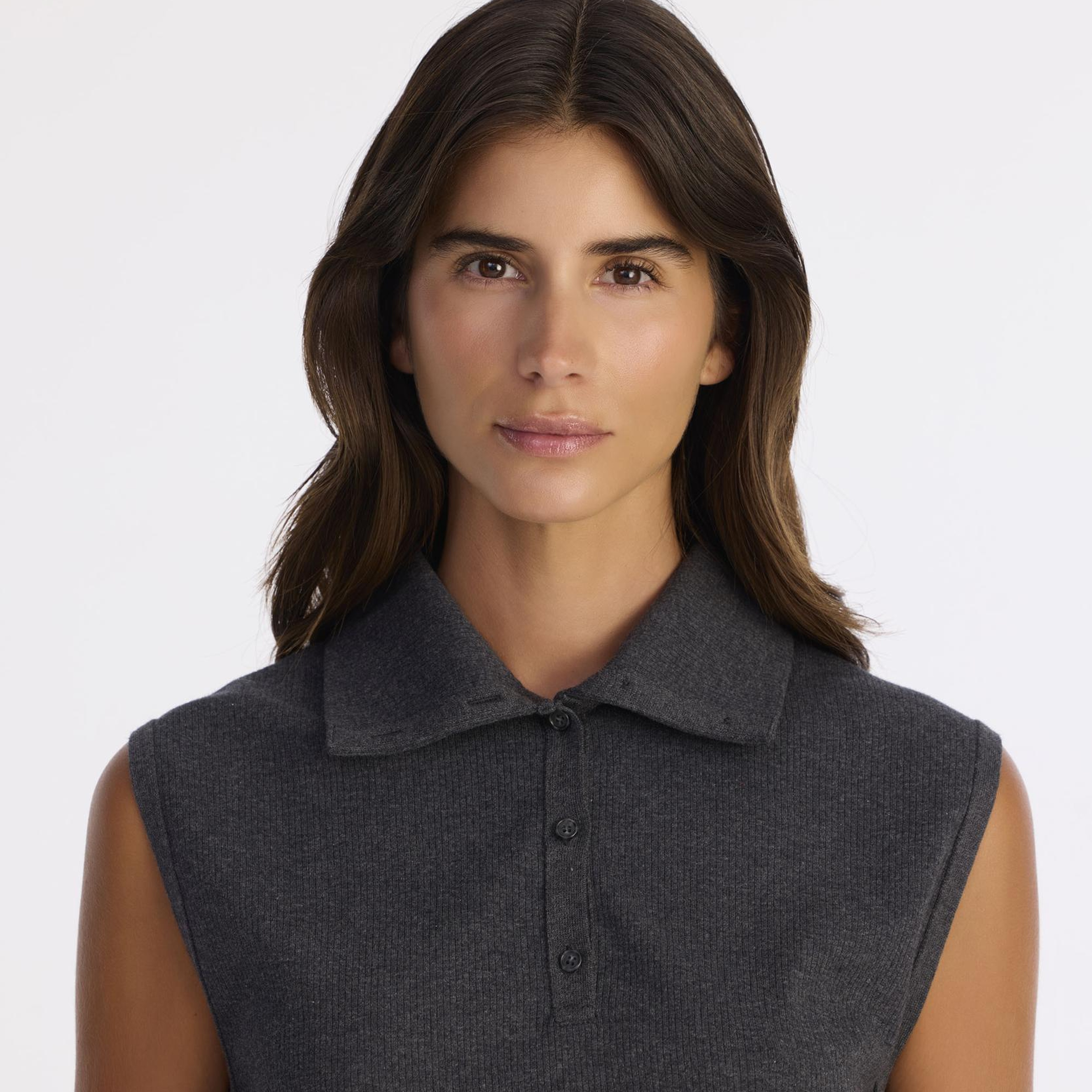 YARGICI Regular Yarım Balıkçı Yaka Kolsuz Kazak