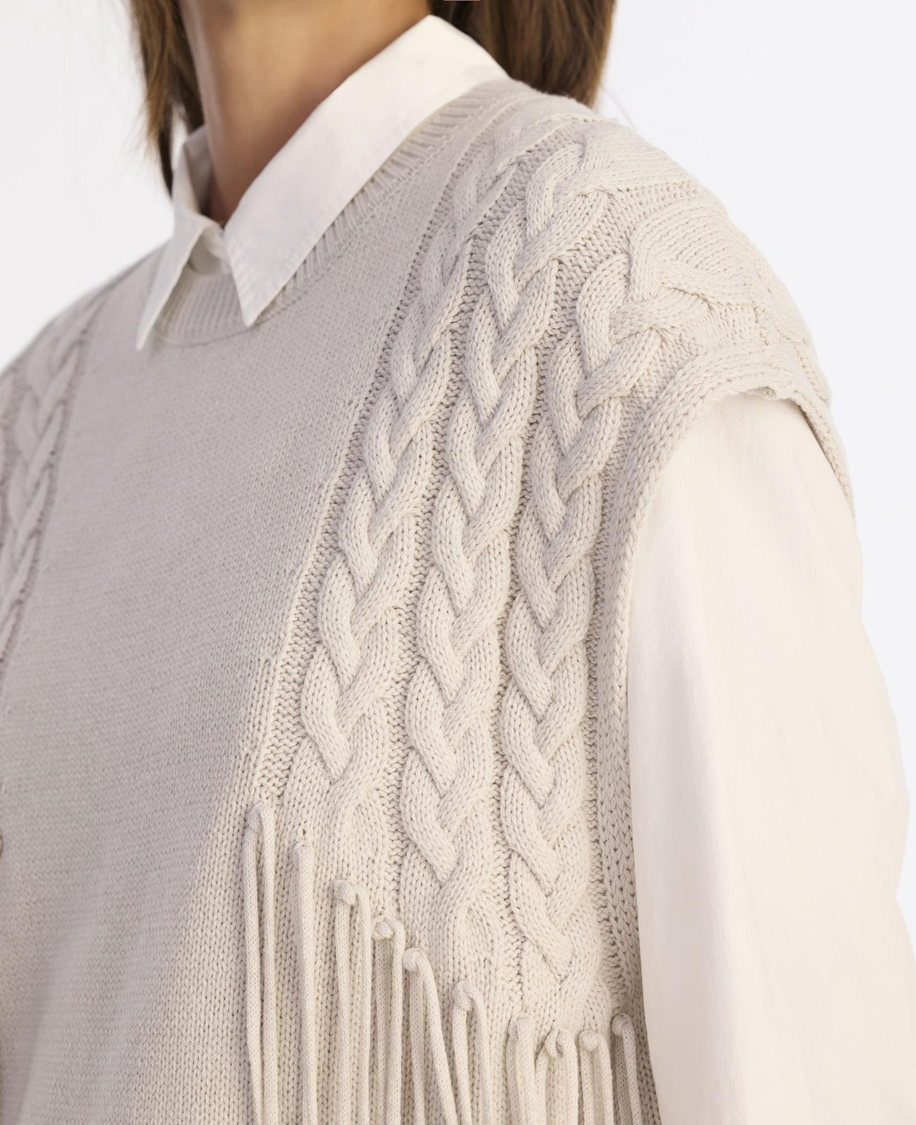 YARGICI Regular Bisiklet Yaka Kolsuz Kazak