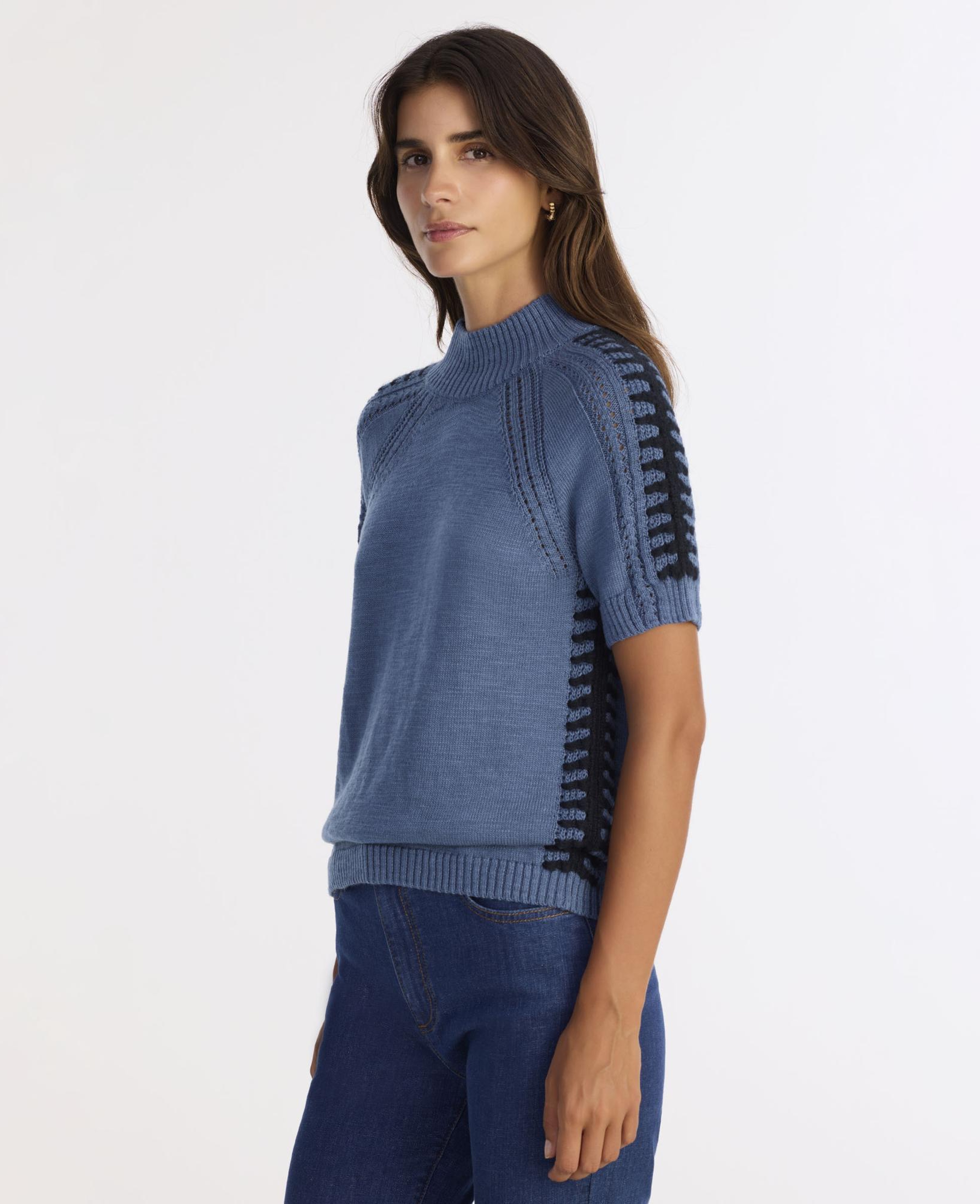 YARGICI Regular Dik Yaka Kısa Kol Kazak