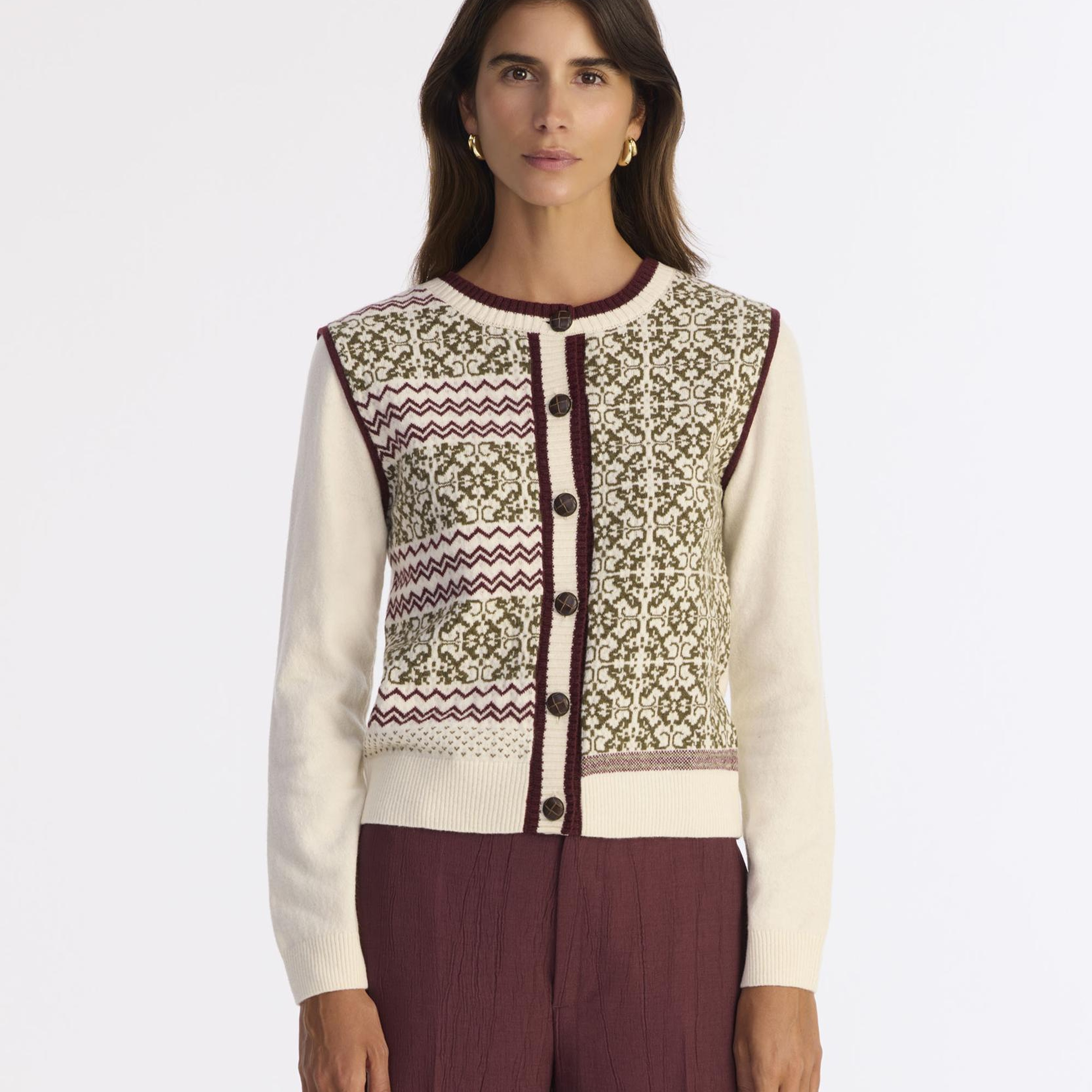 YARGICI Regular Dik Yaka Uzun Kol Hırka