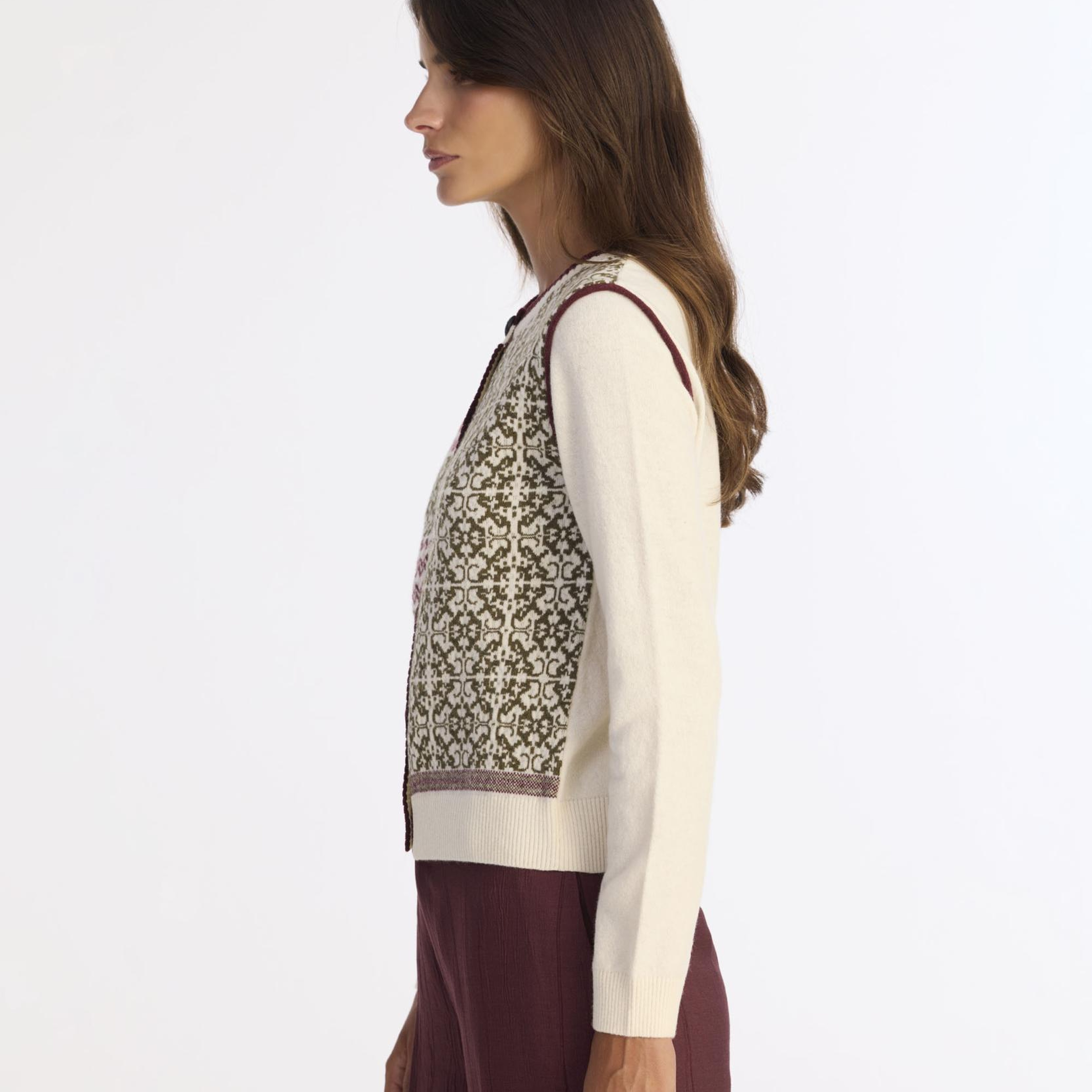 YARGICI Regular Dik Yaka Uzun Kol Hırka