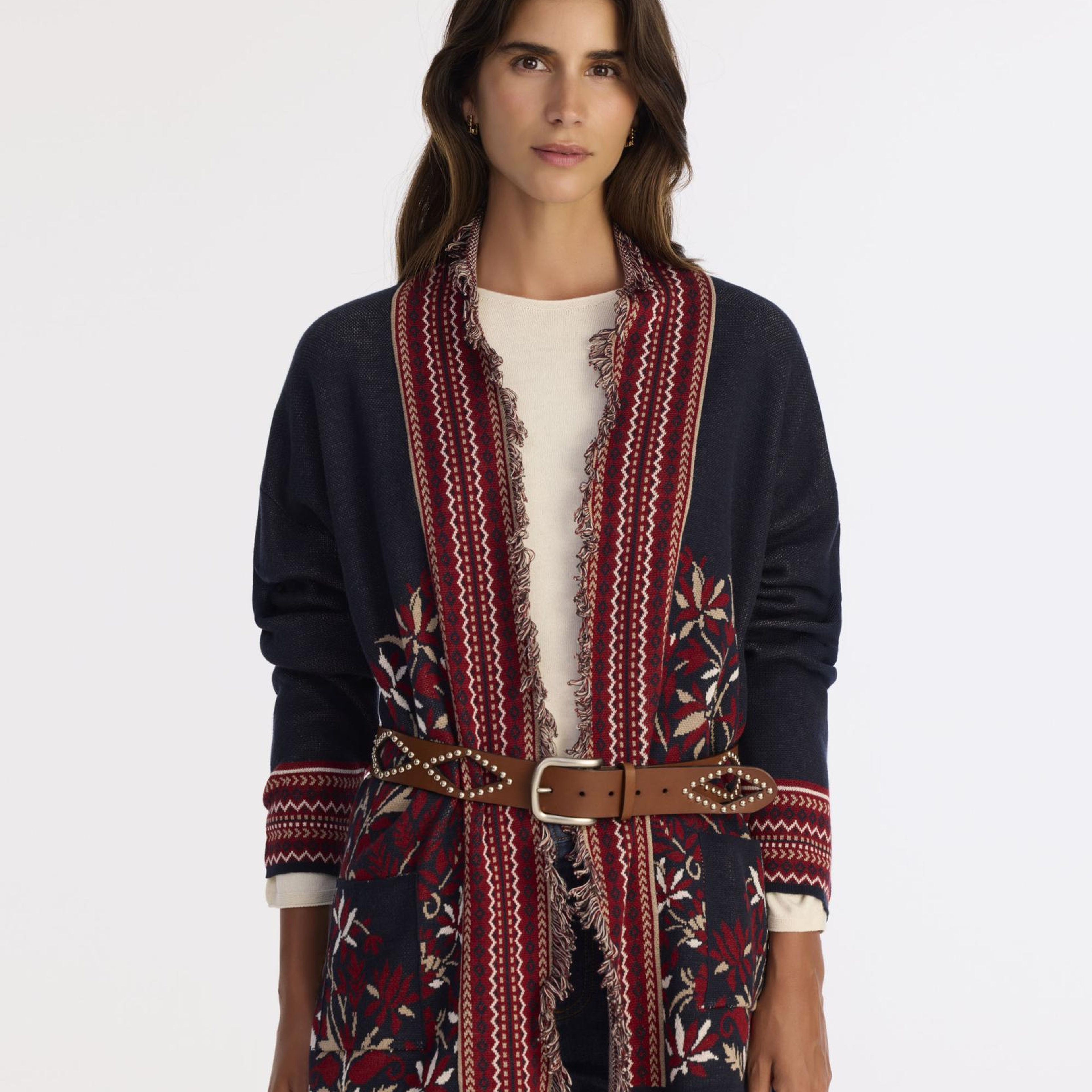 YARGICI Cropped Şal Yaka Kısa Kol Hırka