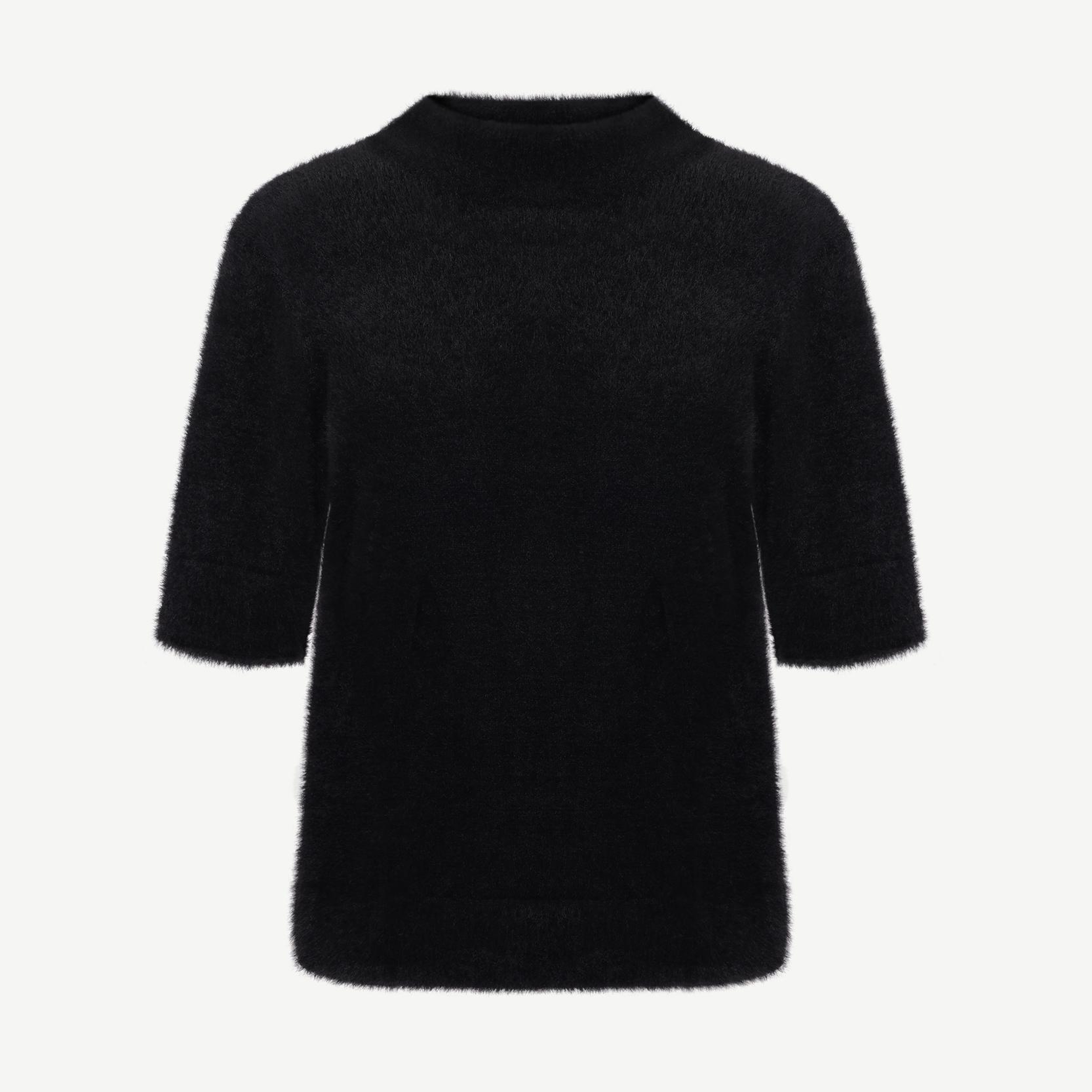 YARGICI Regular Dik Yaka Kısa Kol Kazak