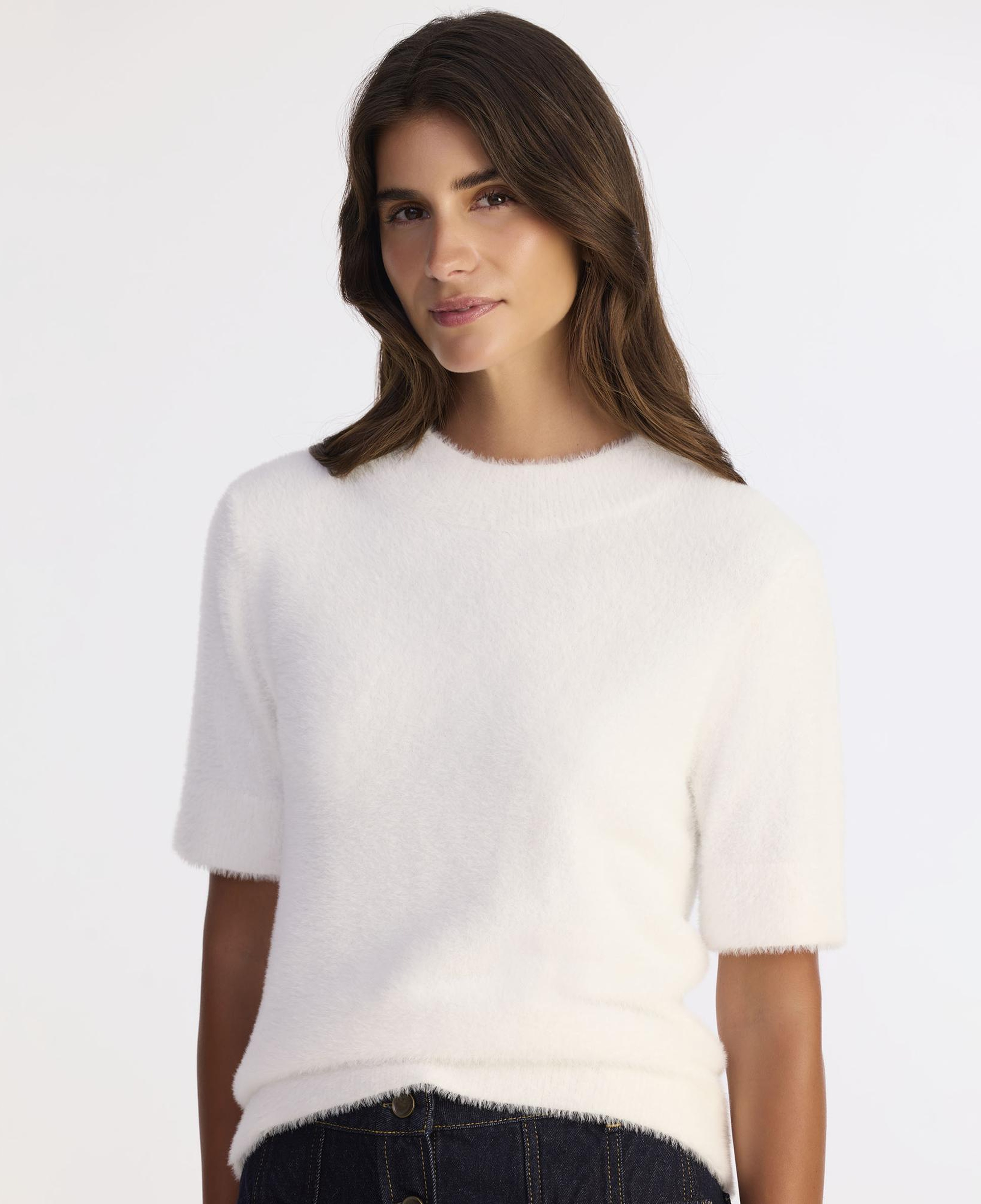 YARGICI Regular Dik Yaka Kısa Kol Kazak