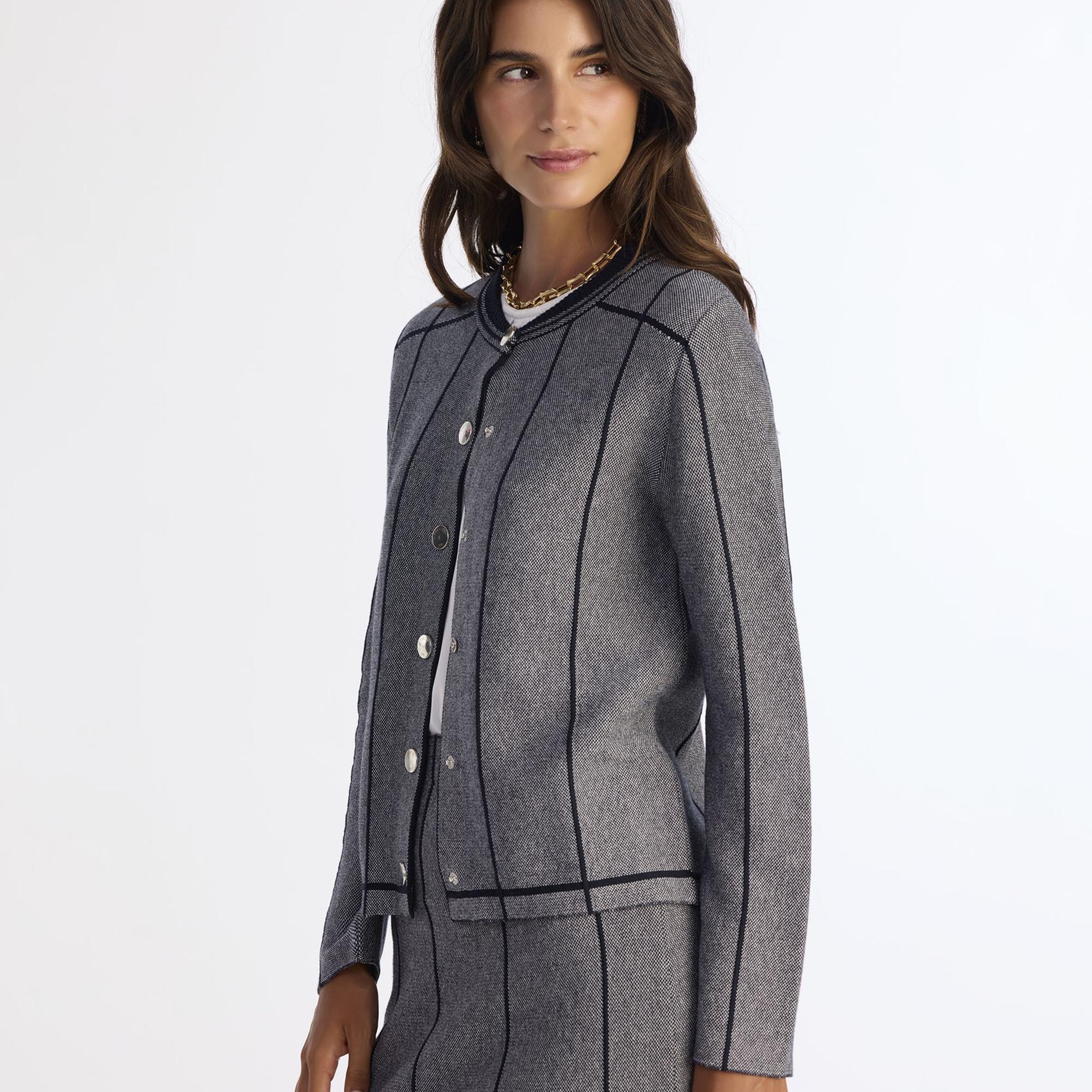 YARGICI Regular Bisiklet Yaka Uzun Kol Hırka