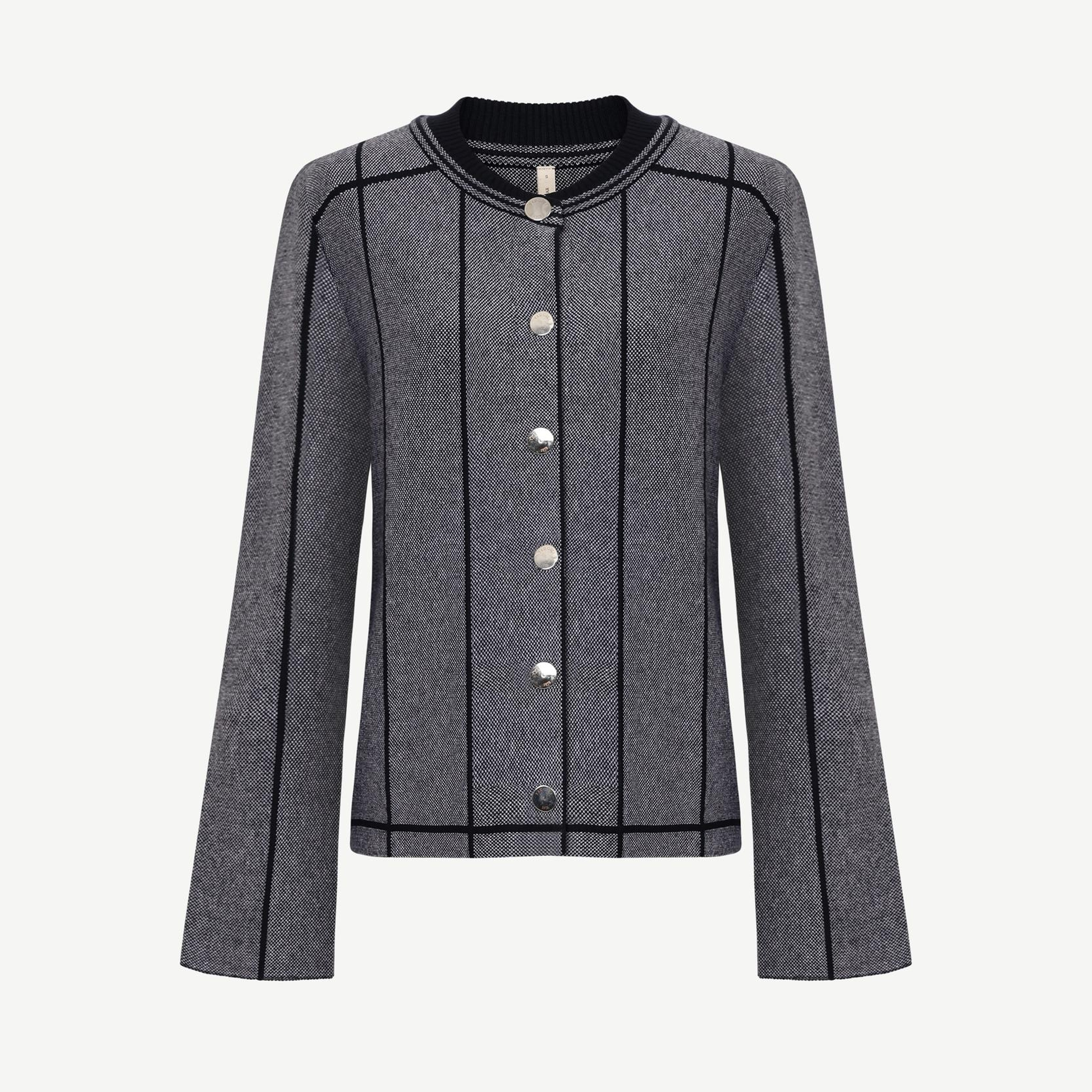 YARGICI Regular Bisiklet Yaka Uzun Kol Hırka