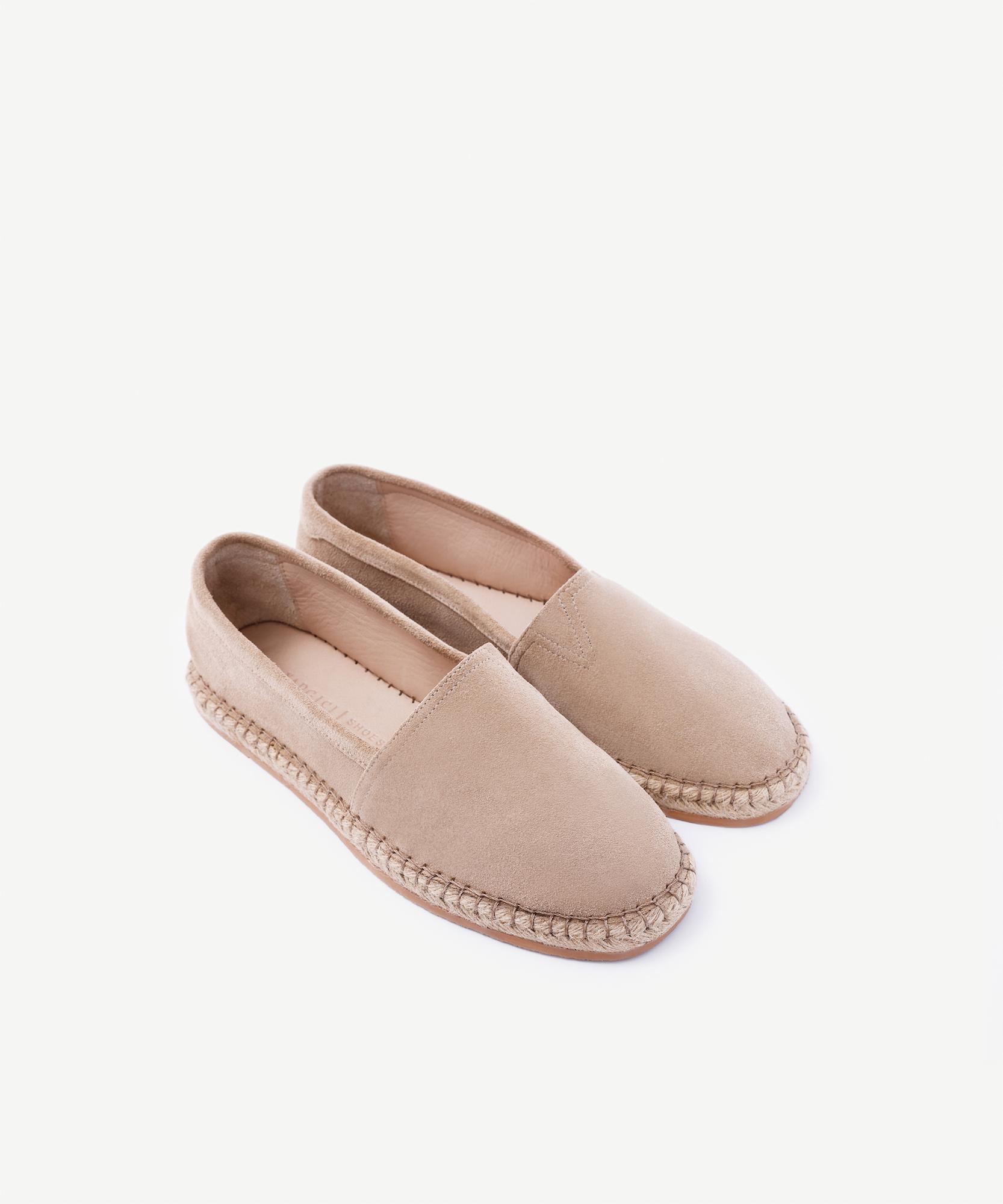 YARGICI Jüt Tabanlı Deri Espadril