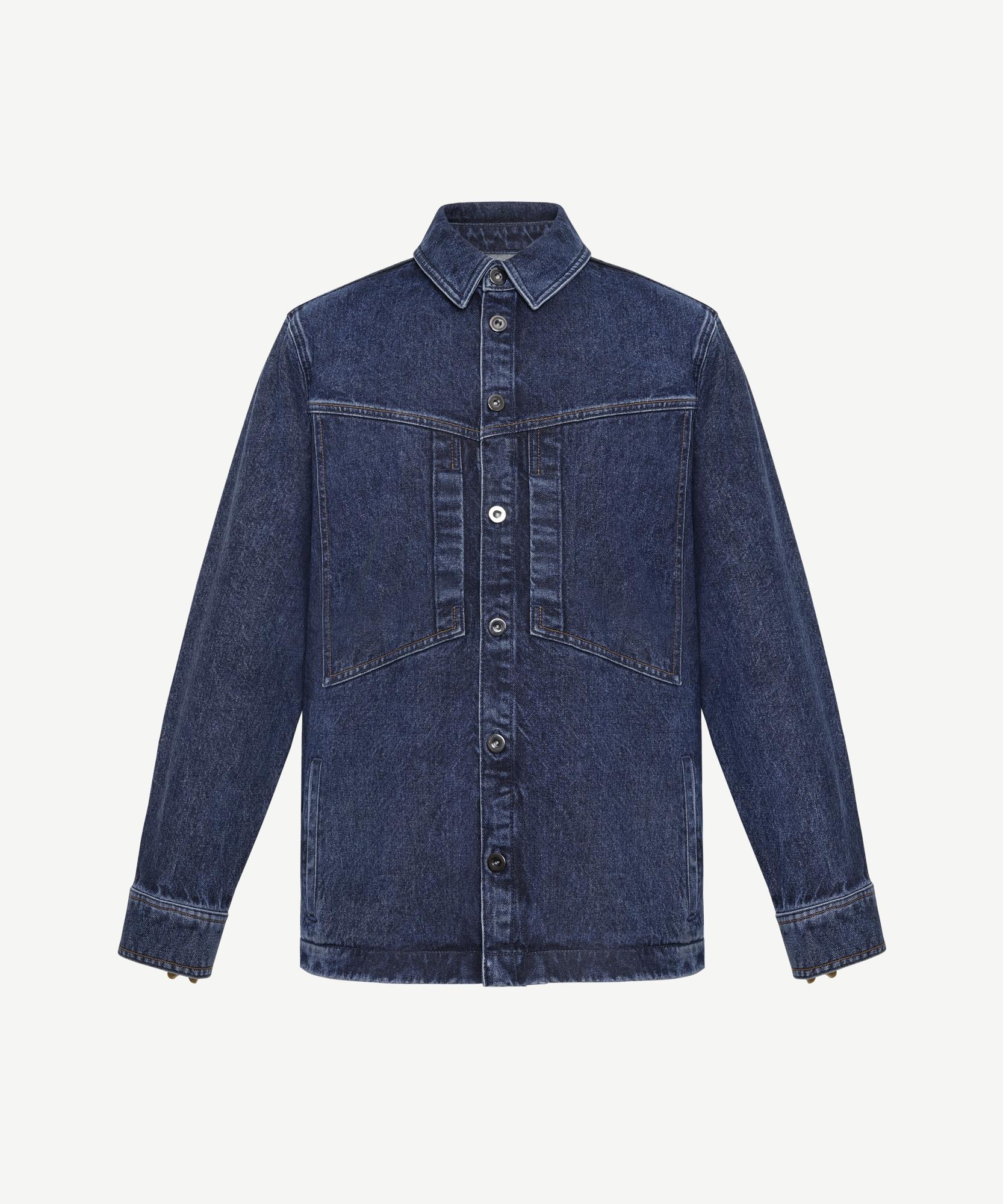 YARGICI Dikiş Detaylı Denim Ceket