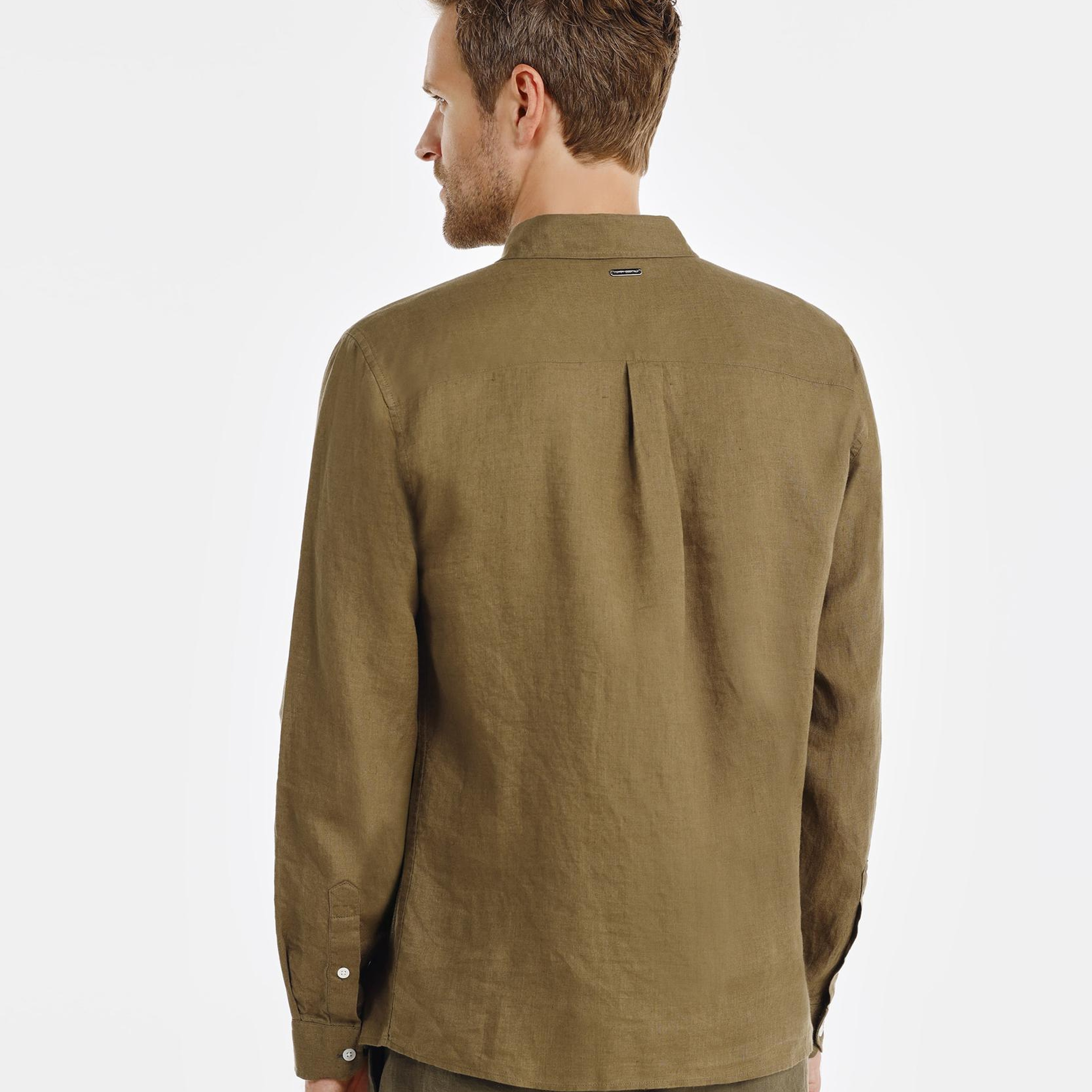 YARGICI Regular Fit Keten Gömlek