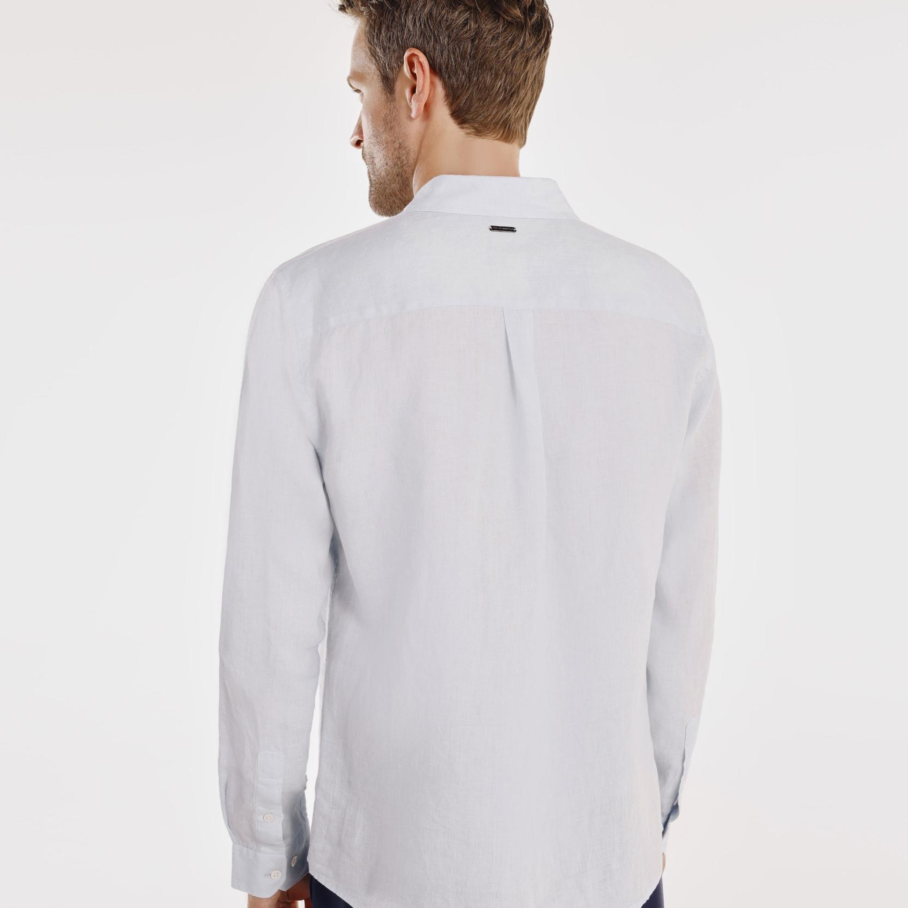 YARGICI Regular Fit Keten Gömlek