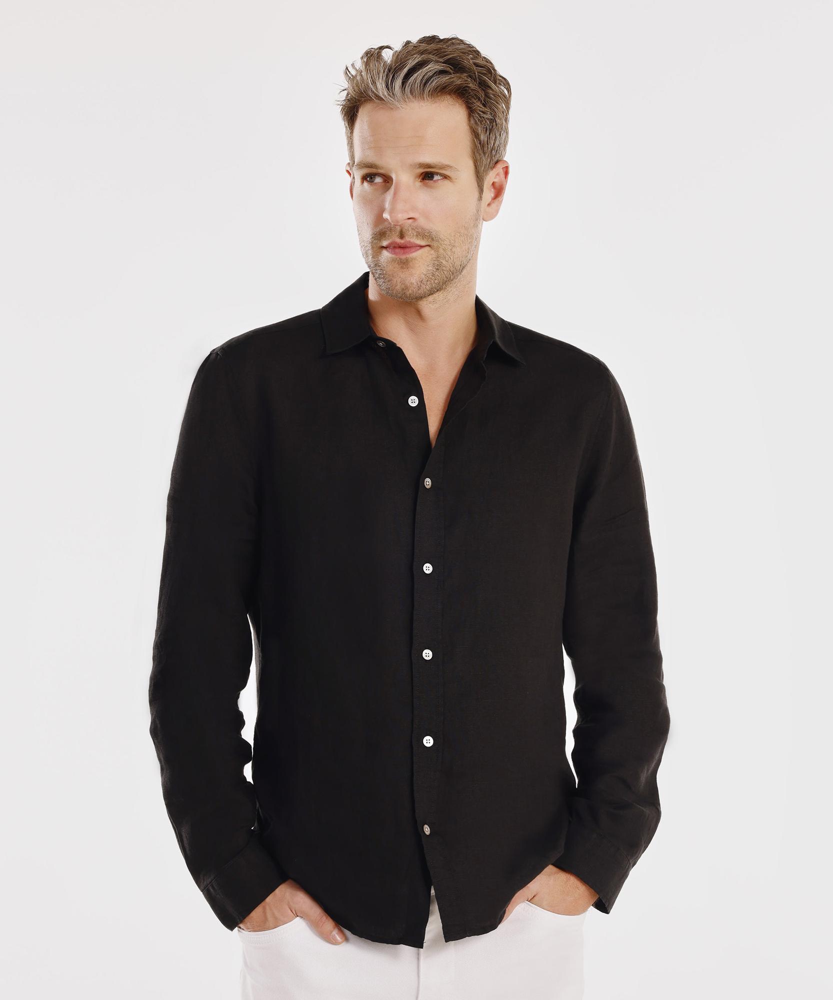 YARGICI Erkek Keten Gömlek