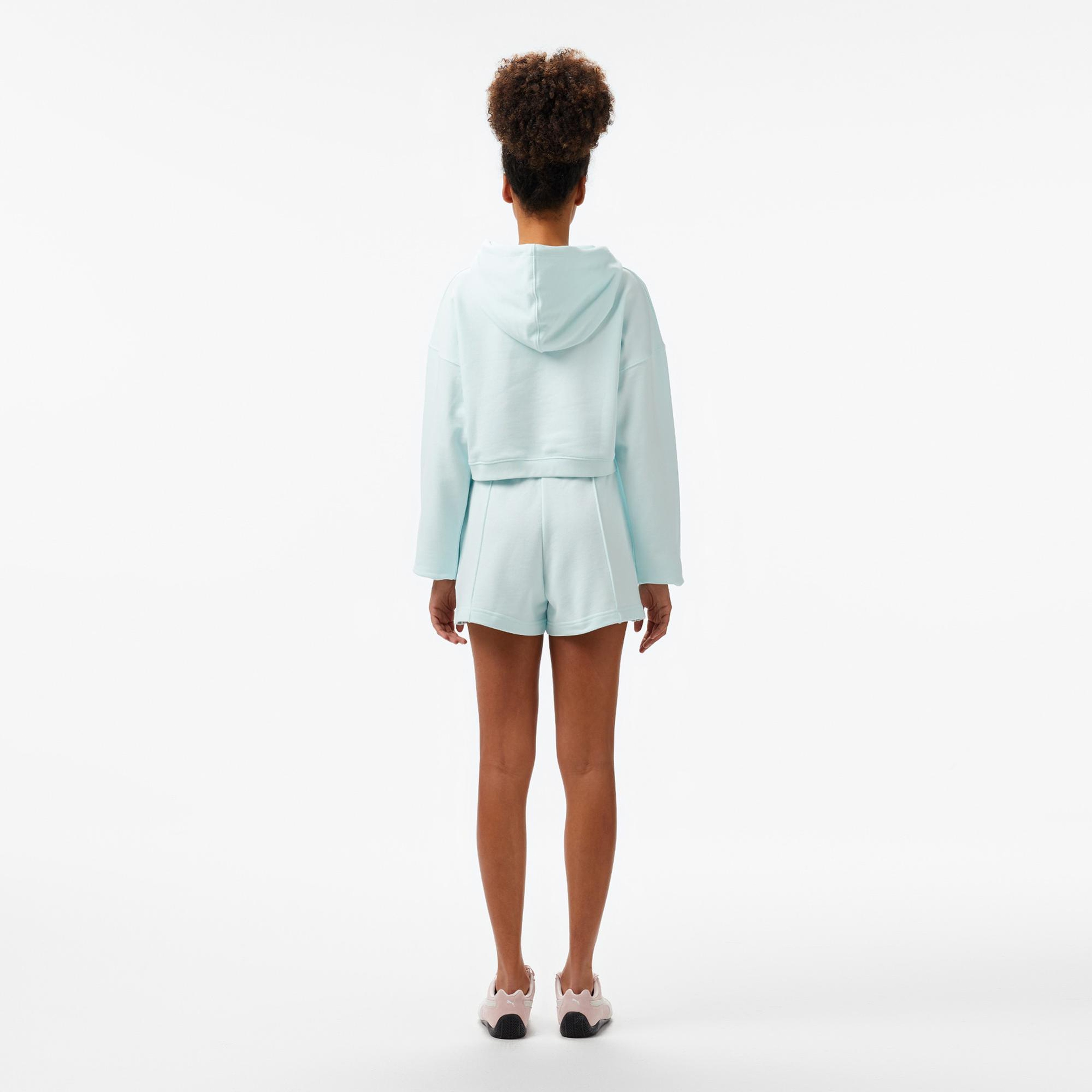 Les Benjamins Kadın Mavi Hoodie