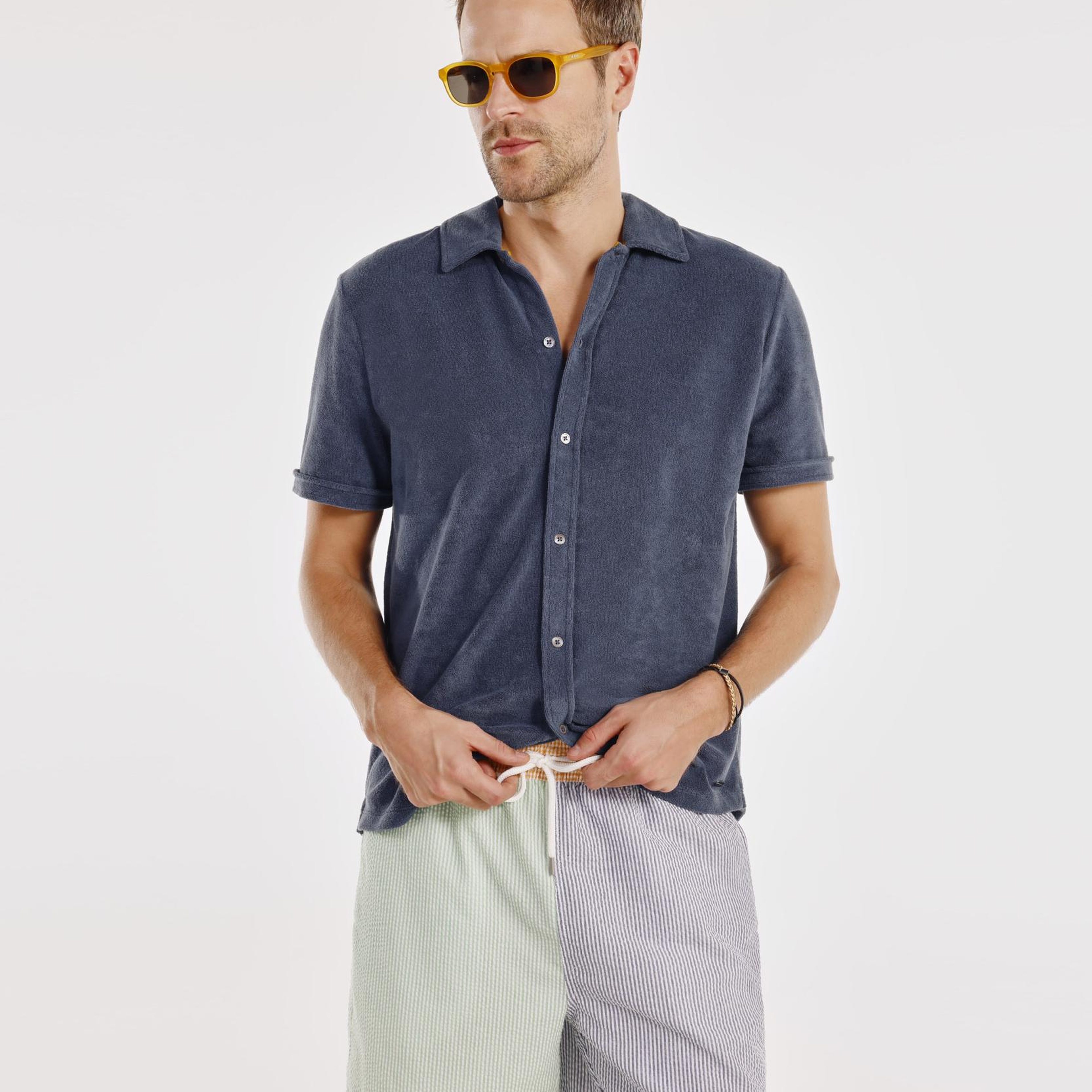 YARGICI Kısa Kol Düğmeli Gömlek