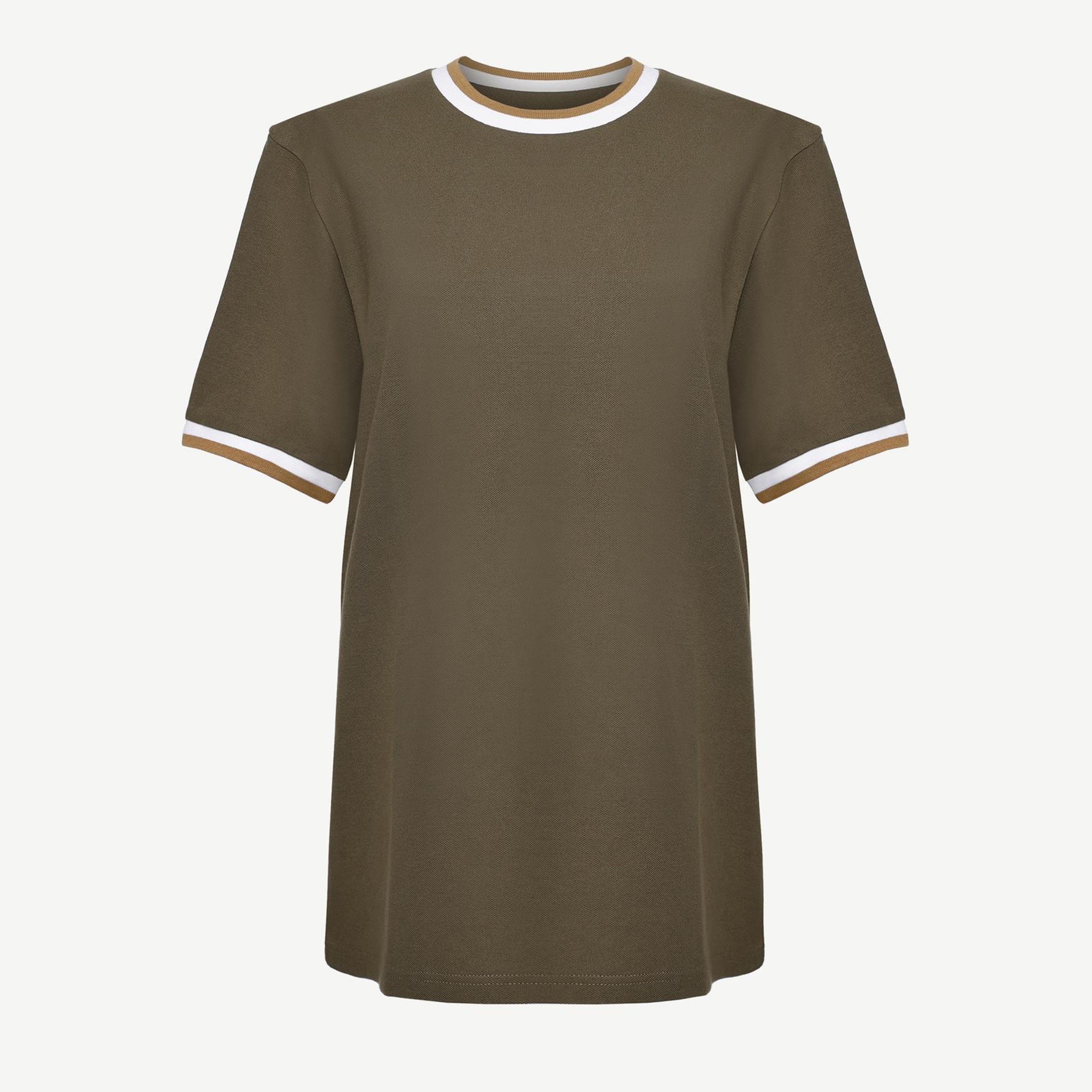 YARGICI Ribana Detaylı Erkek Bisiklet Yaka T-shirt