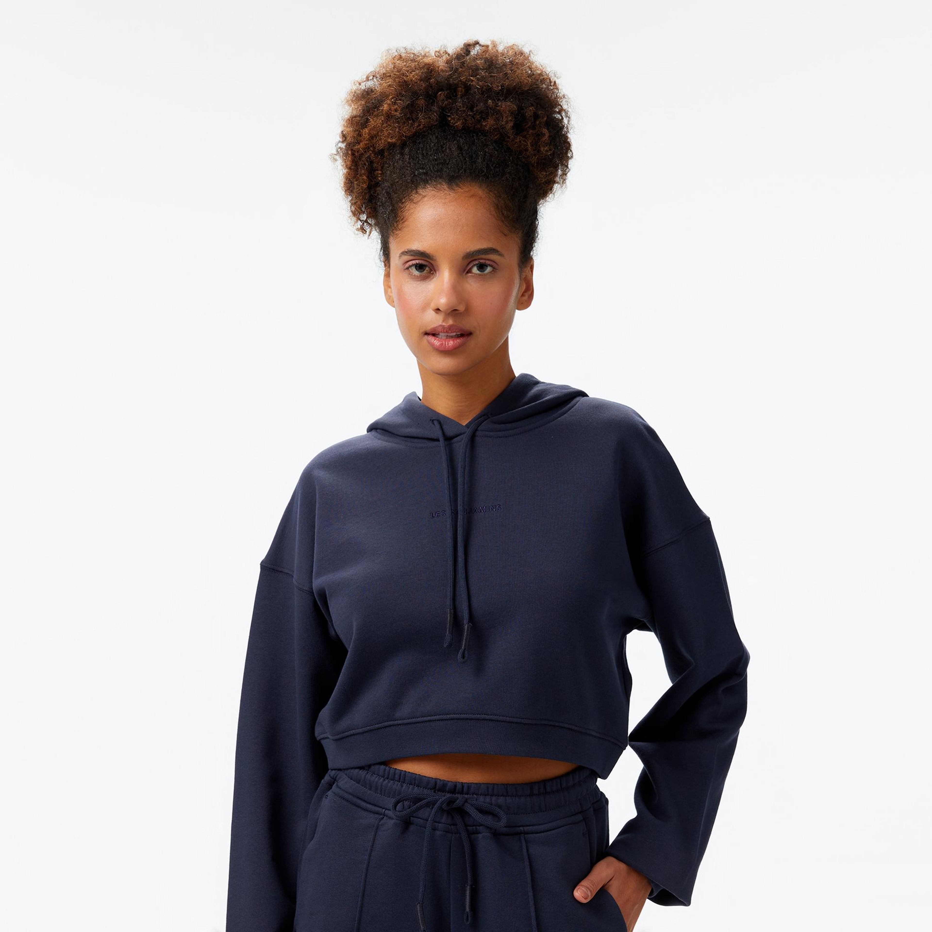 Les Benjamins Kadın Lacivert Hoodie