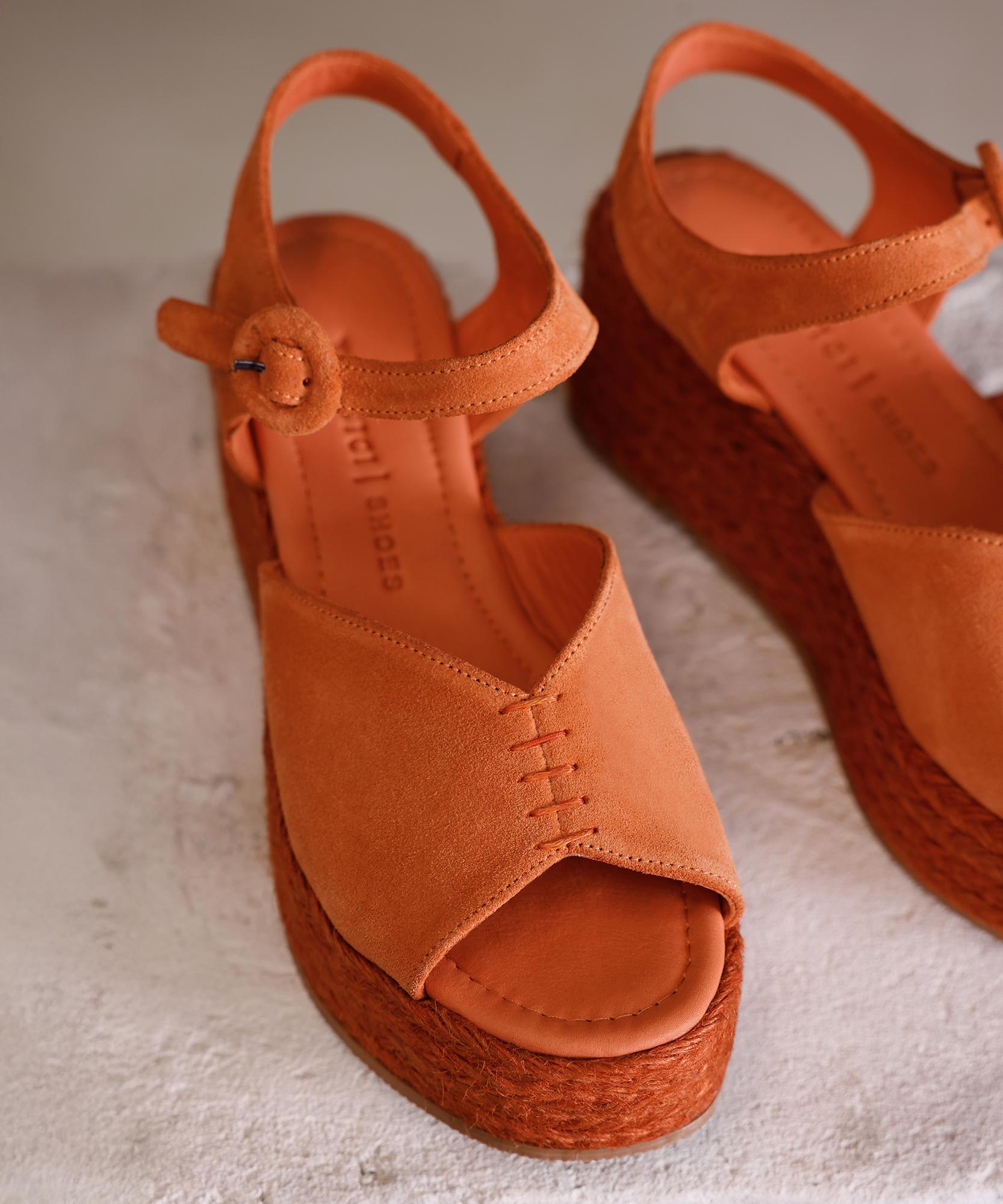 YARGICI Platform Taban Deri Espadril