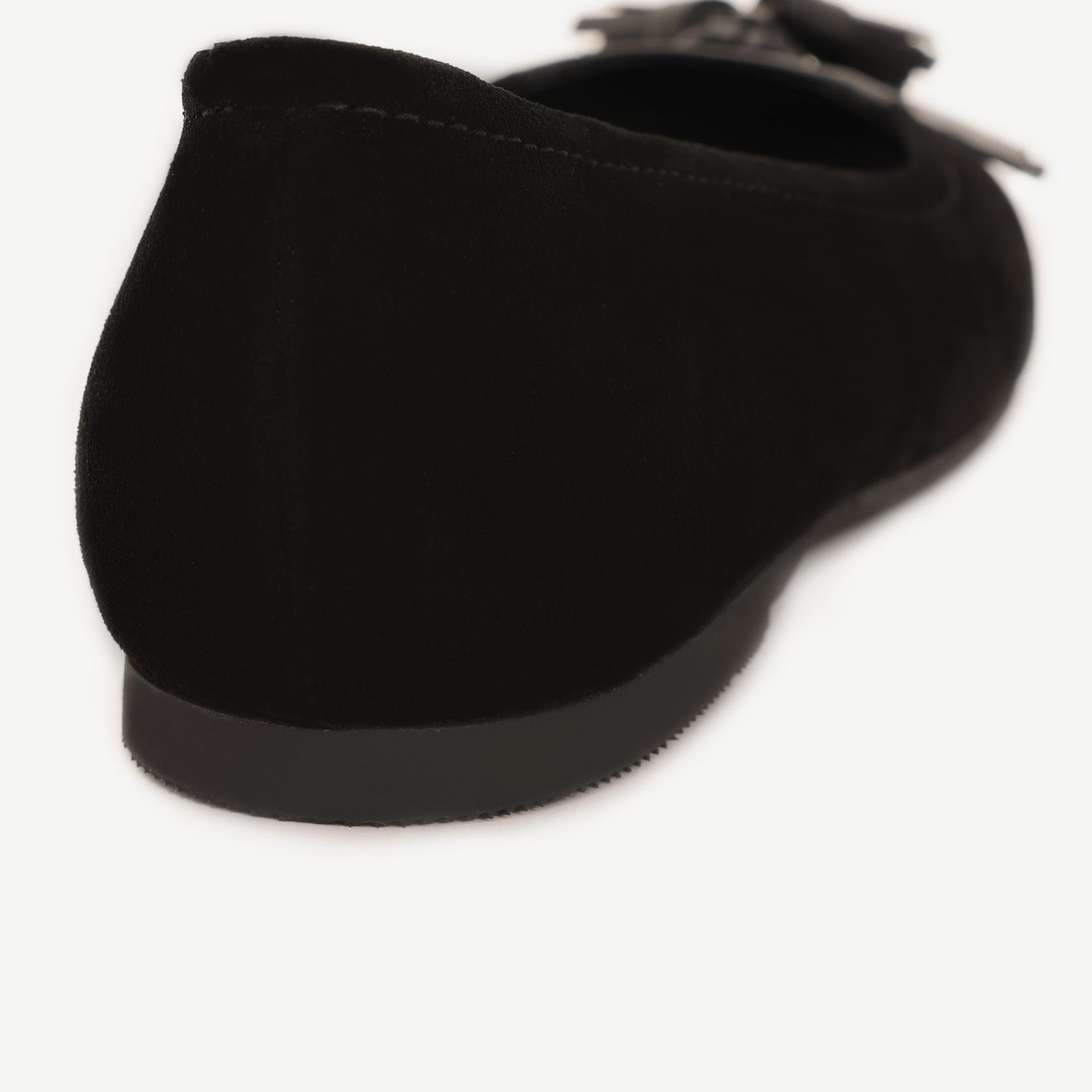 YARGICI Püskül Detaylı Deri Babet