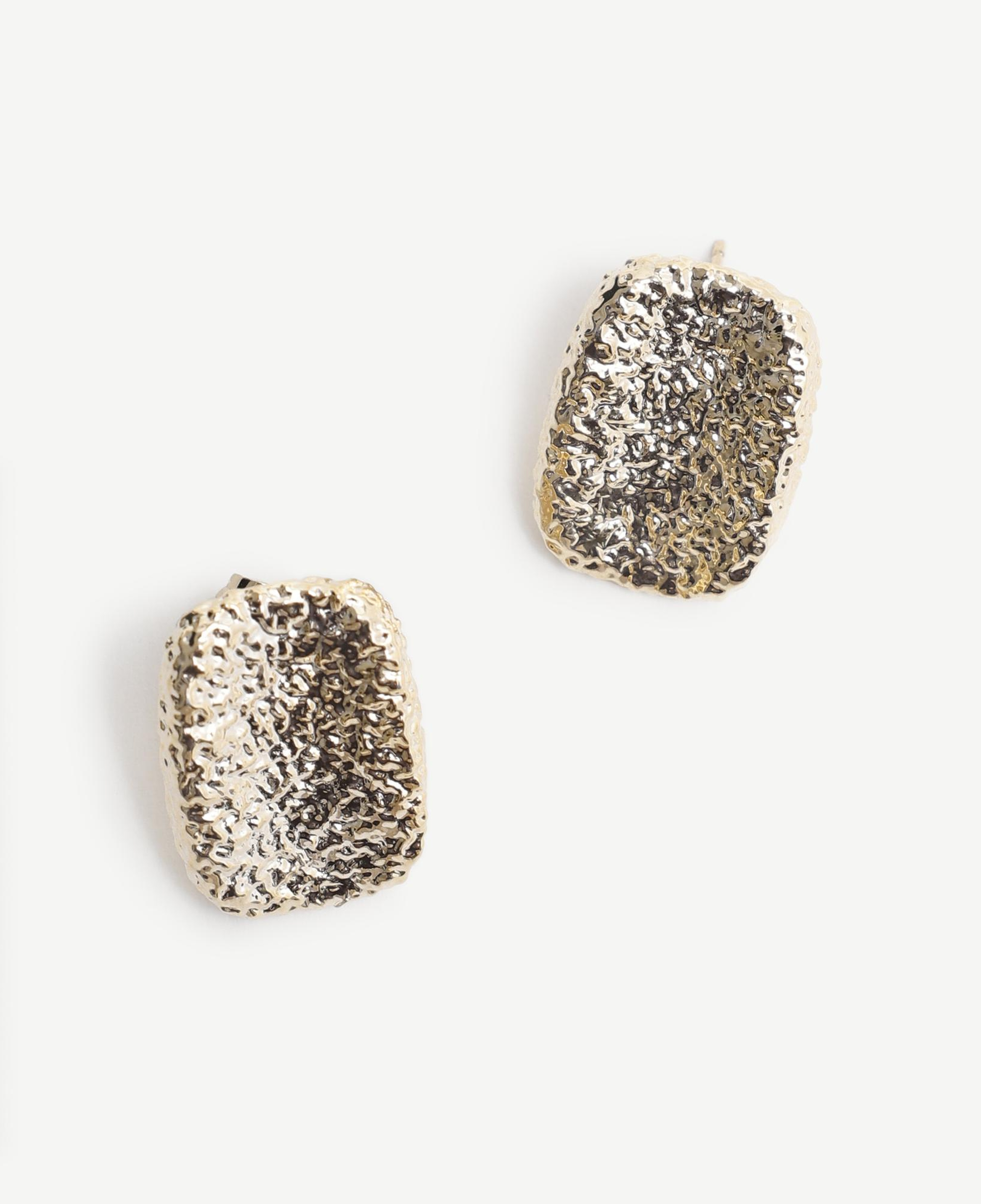 YARGICI Dokulu Gold Küpe