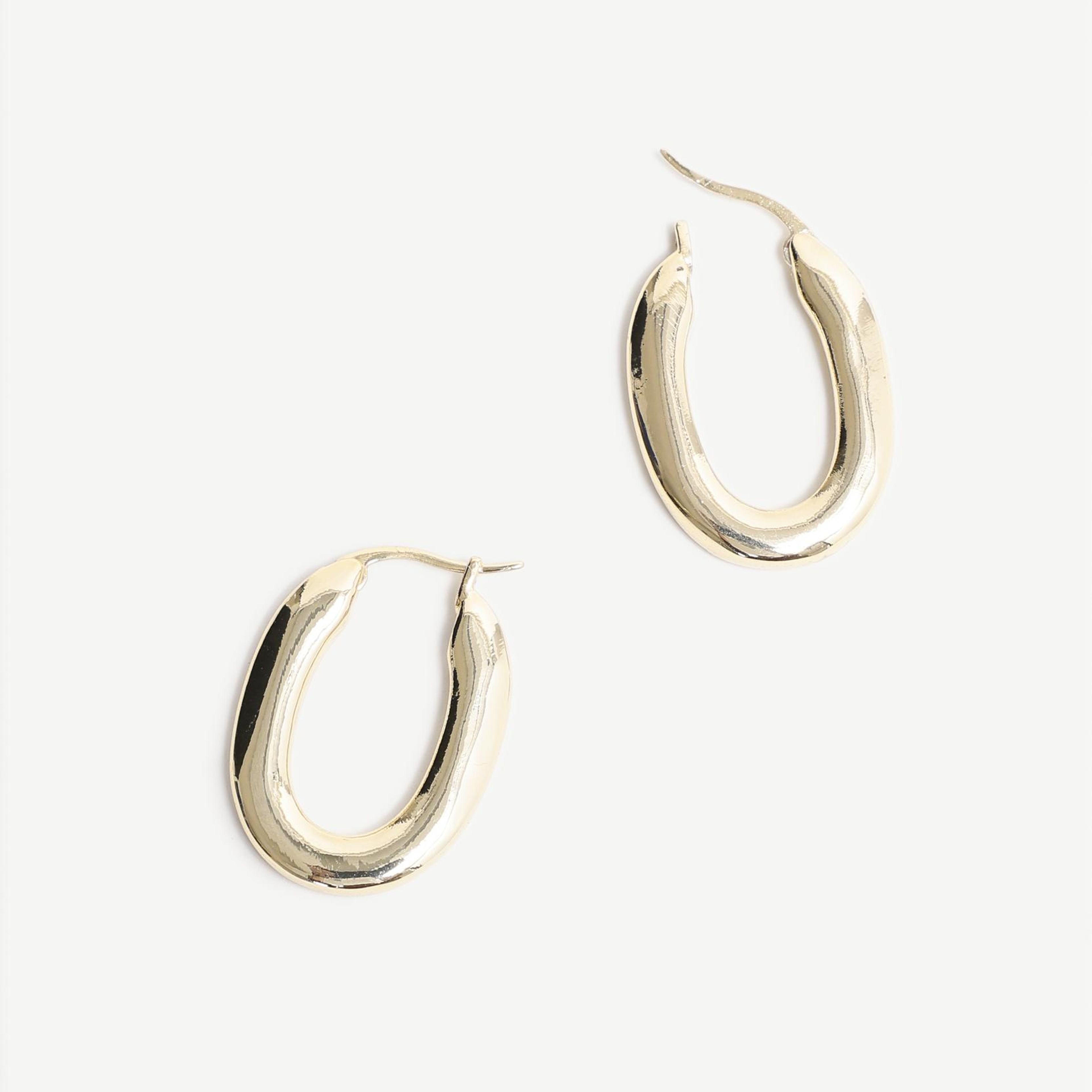 YARGICI Gold Oval Küpe