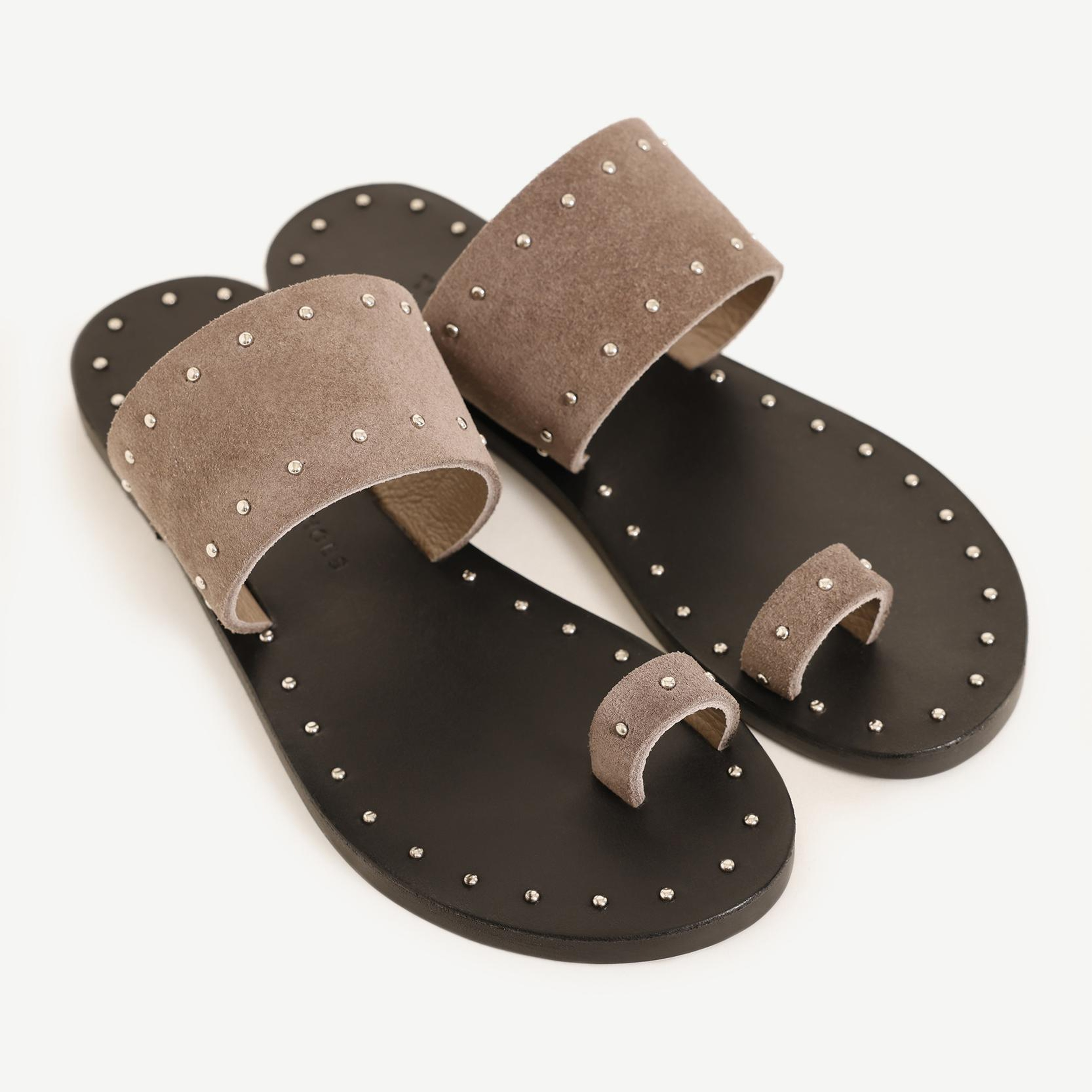 YARGICI Zımba Detaylı Deri Terlik