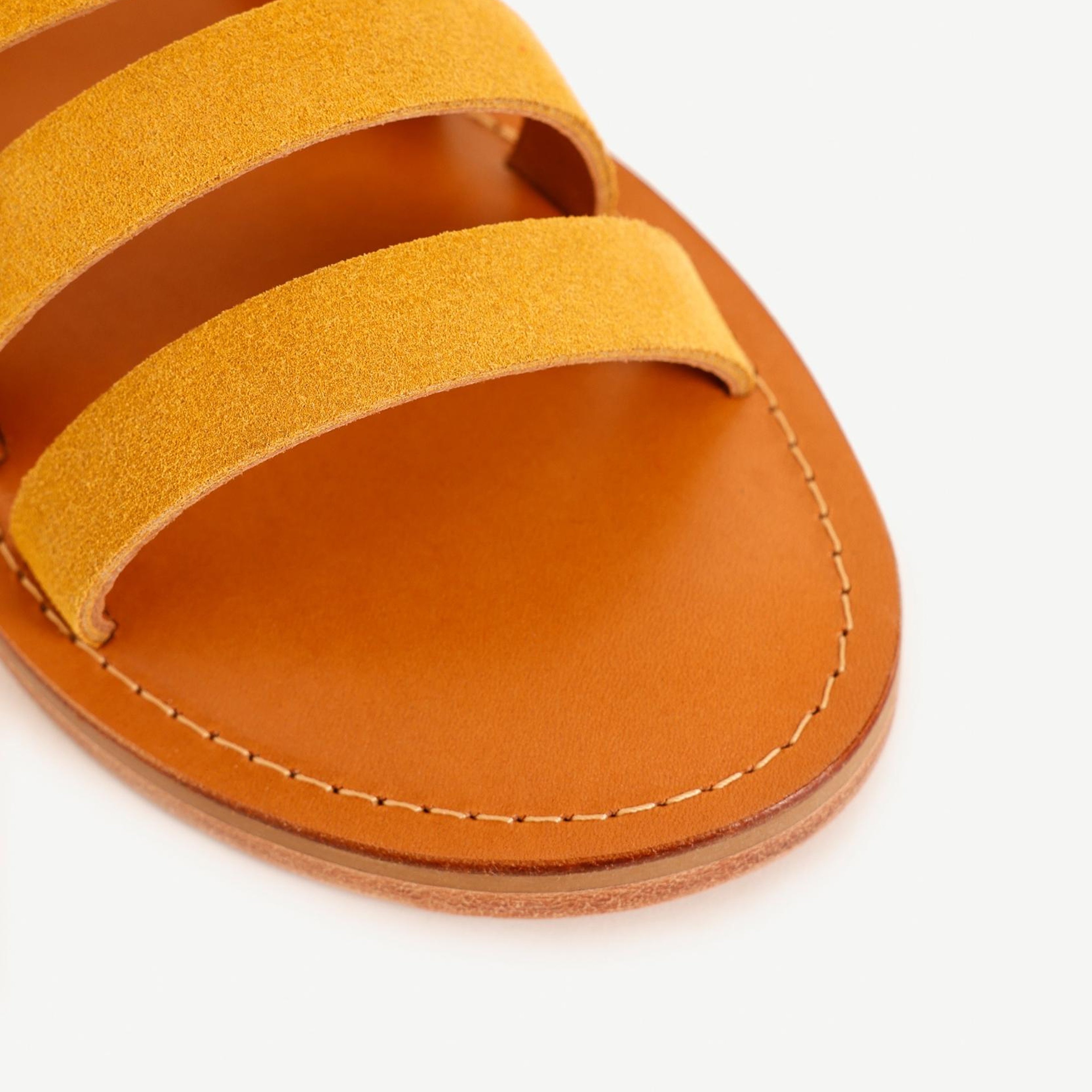 YARGICI Çok Bantlı Deri Sandalet