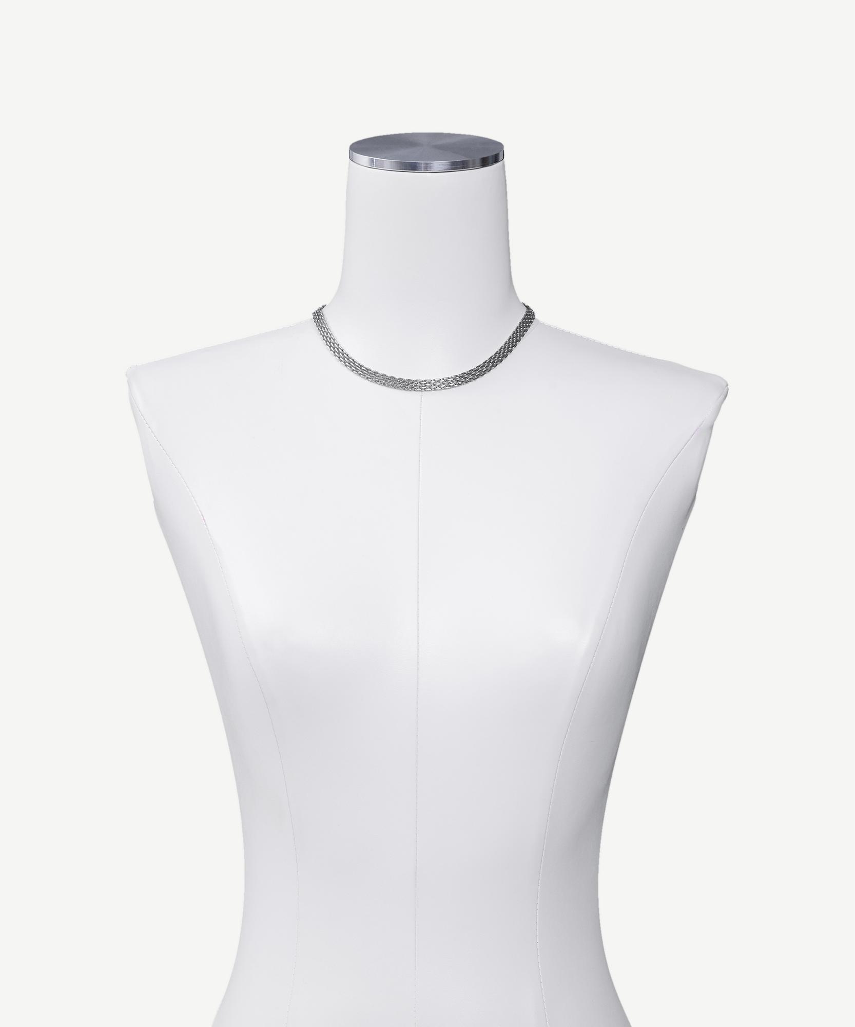 YARGICI Yassı Formlu Zincir Kolye