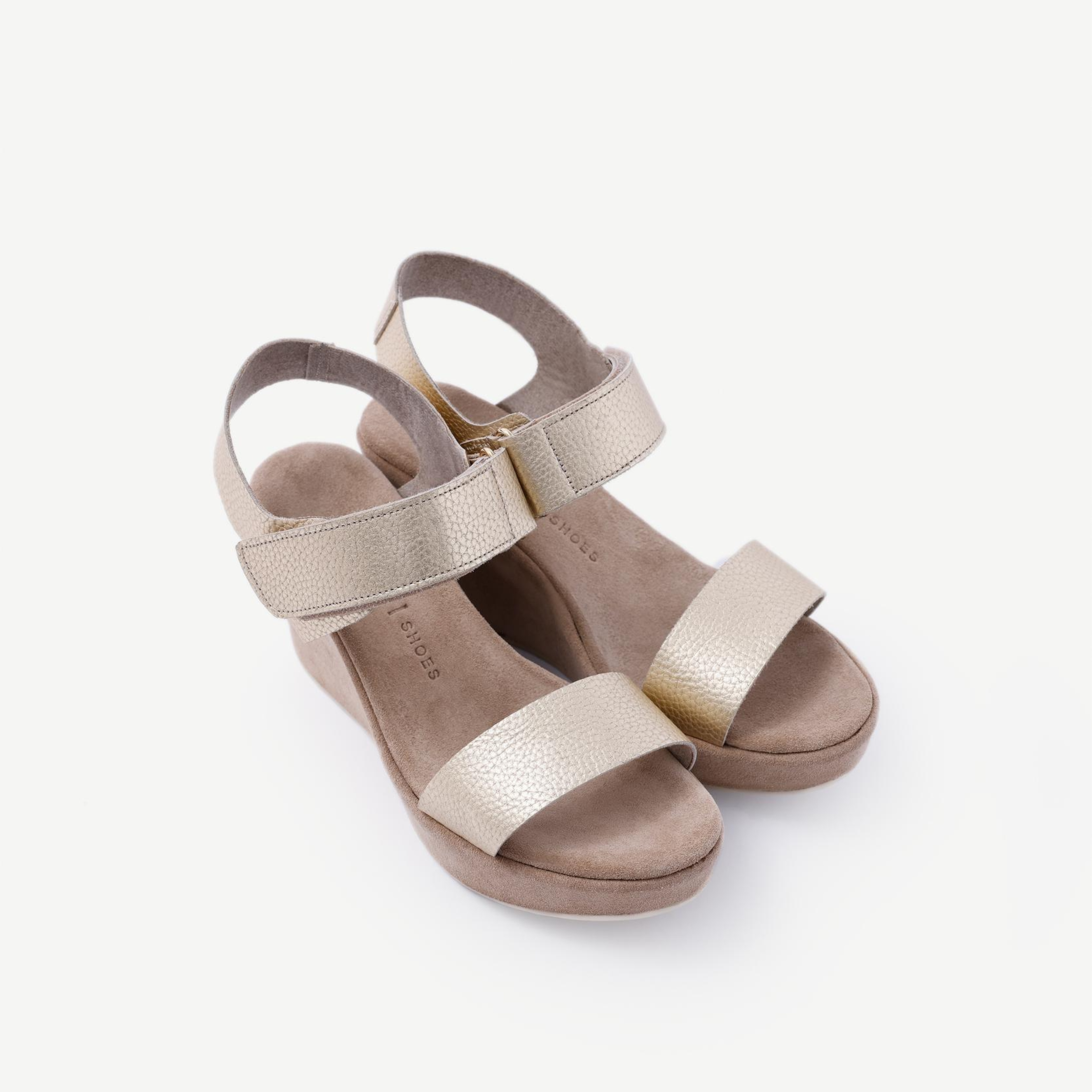 YARGICI Tek Bantlı Dolgu Topuk Alçak Sandalet