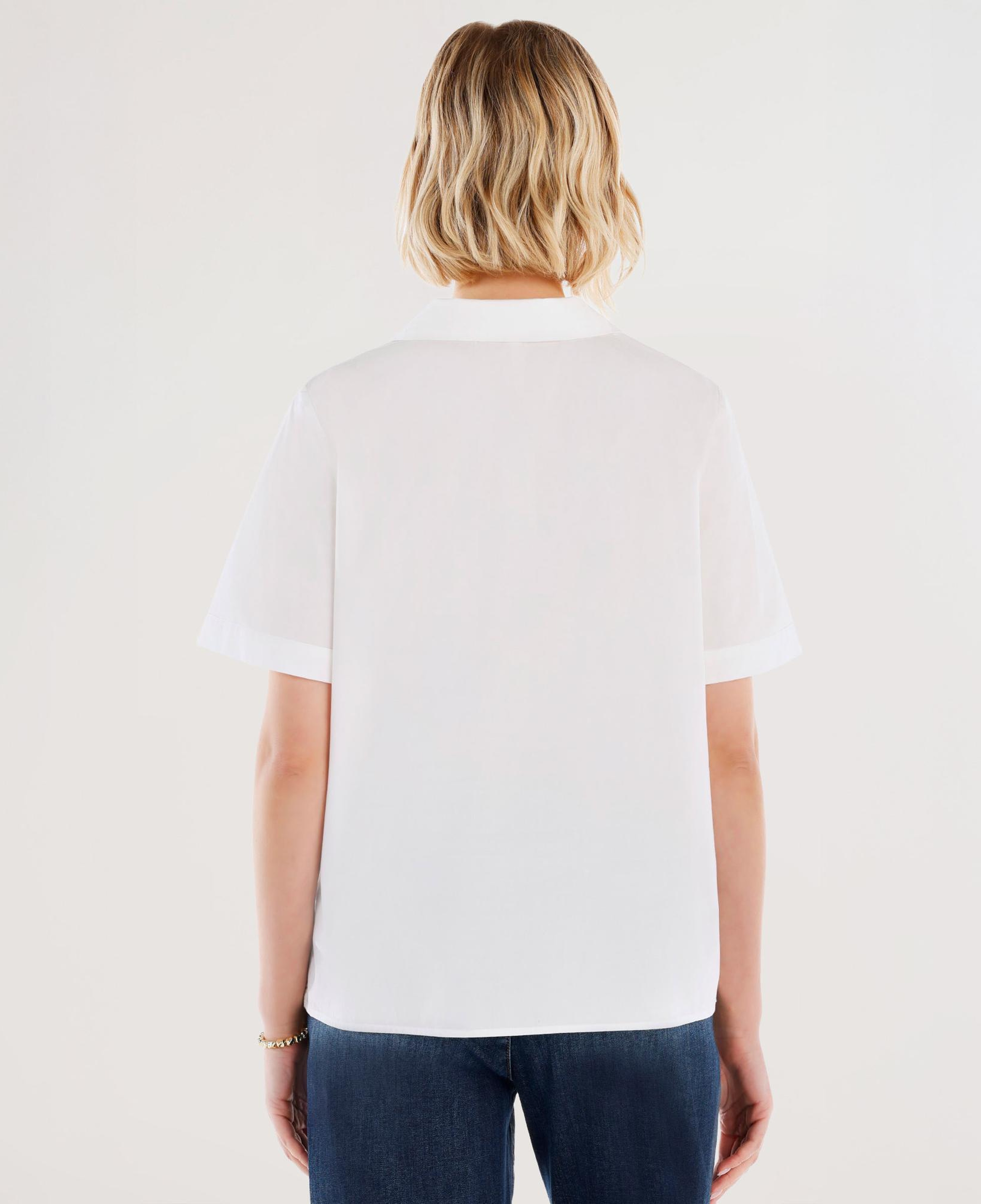 YARGICI Önü Fermuarlı Kısa Kollu Bluz