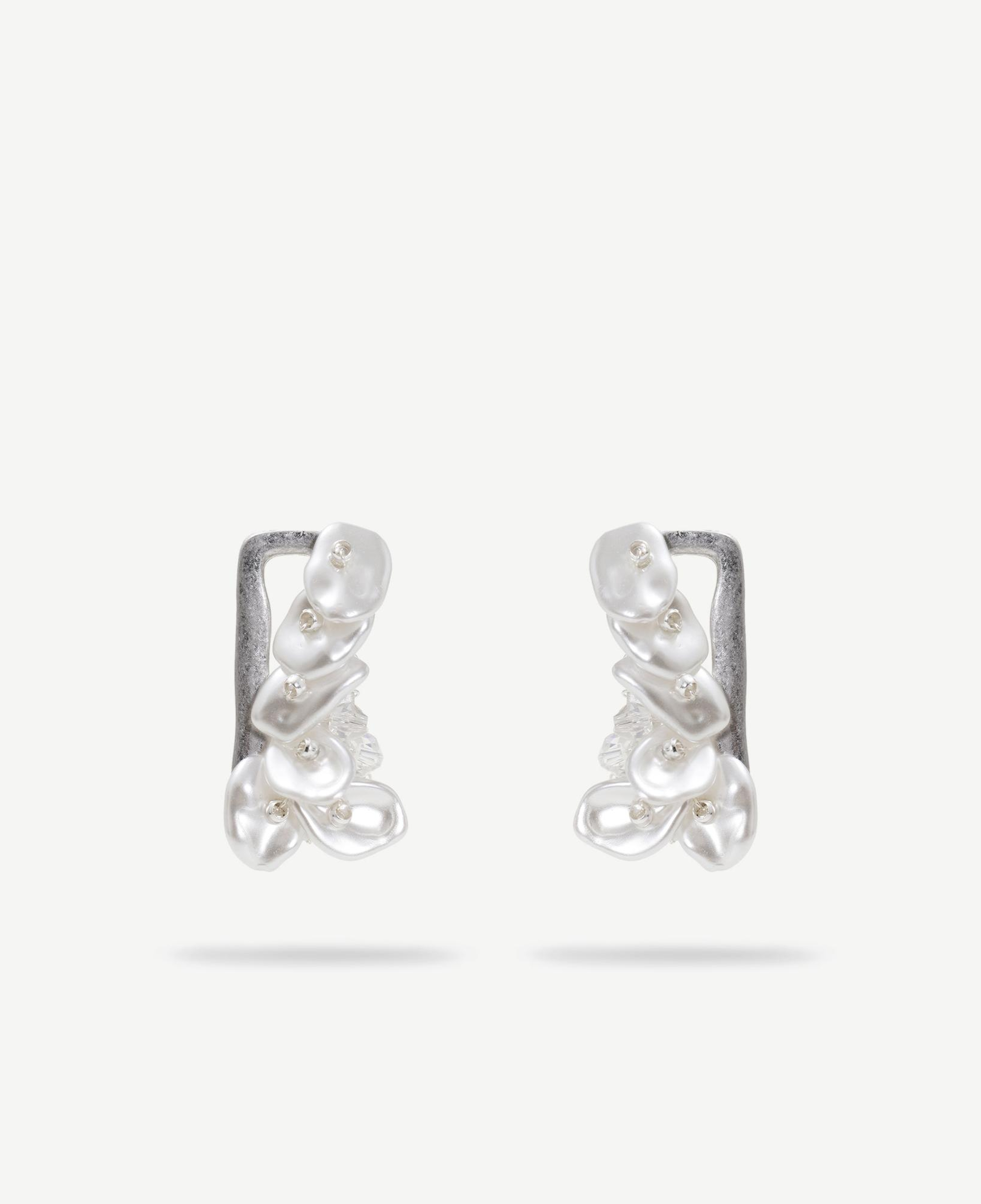 YARGICI Çiçek Detaylı Minimal Küpe