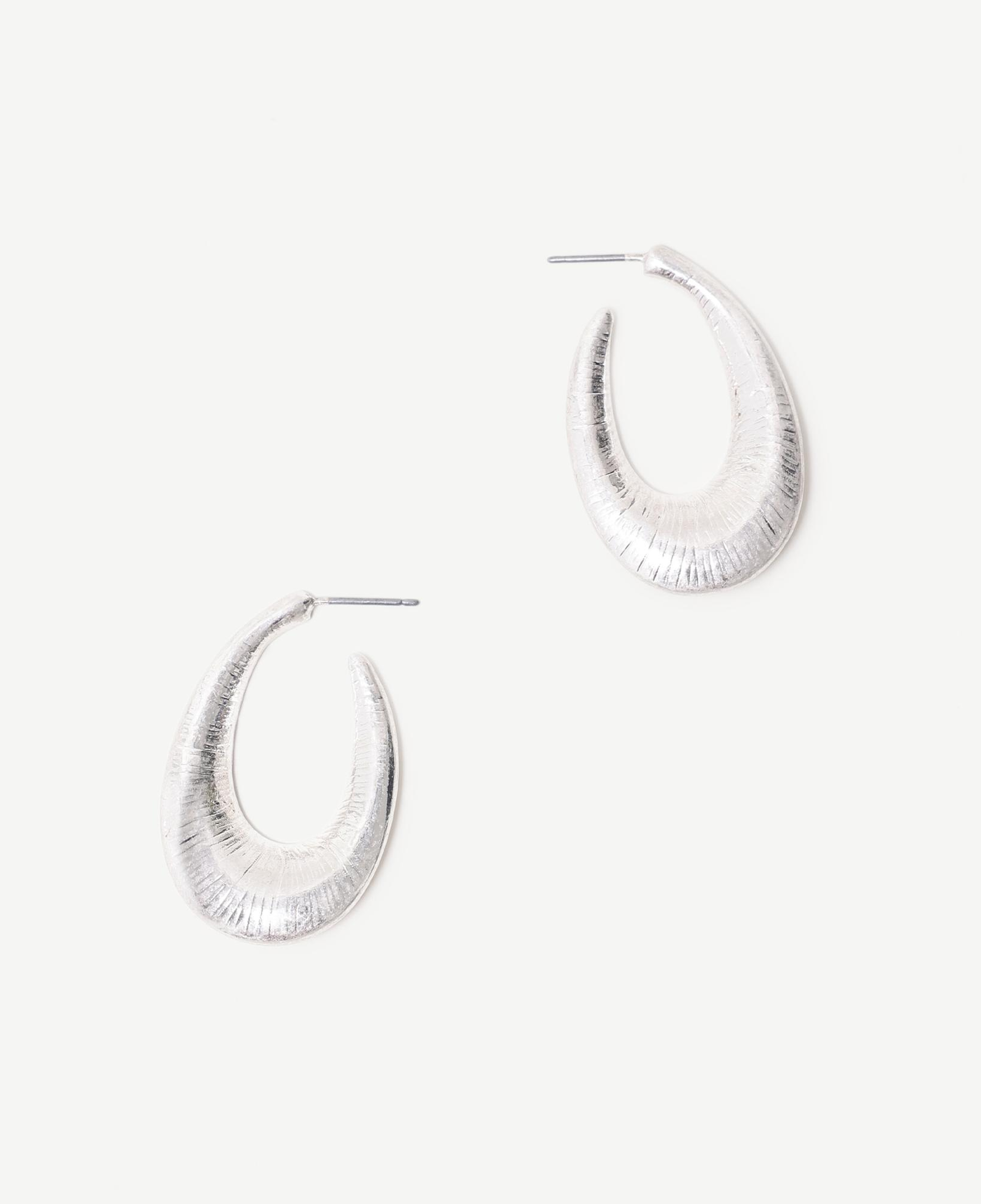 YARGICI Dokulu Oval Küpe