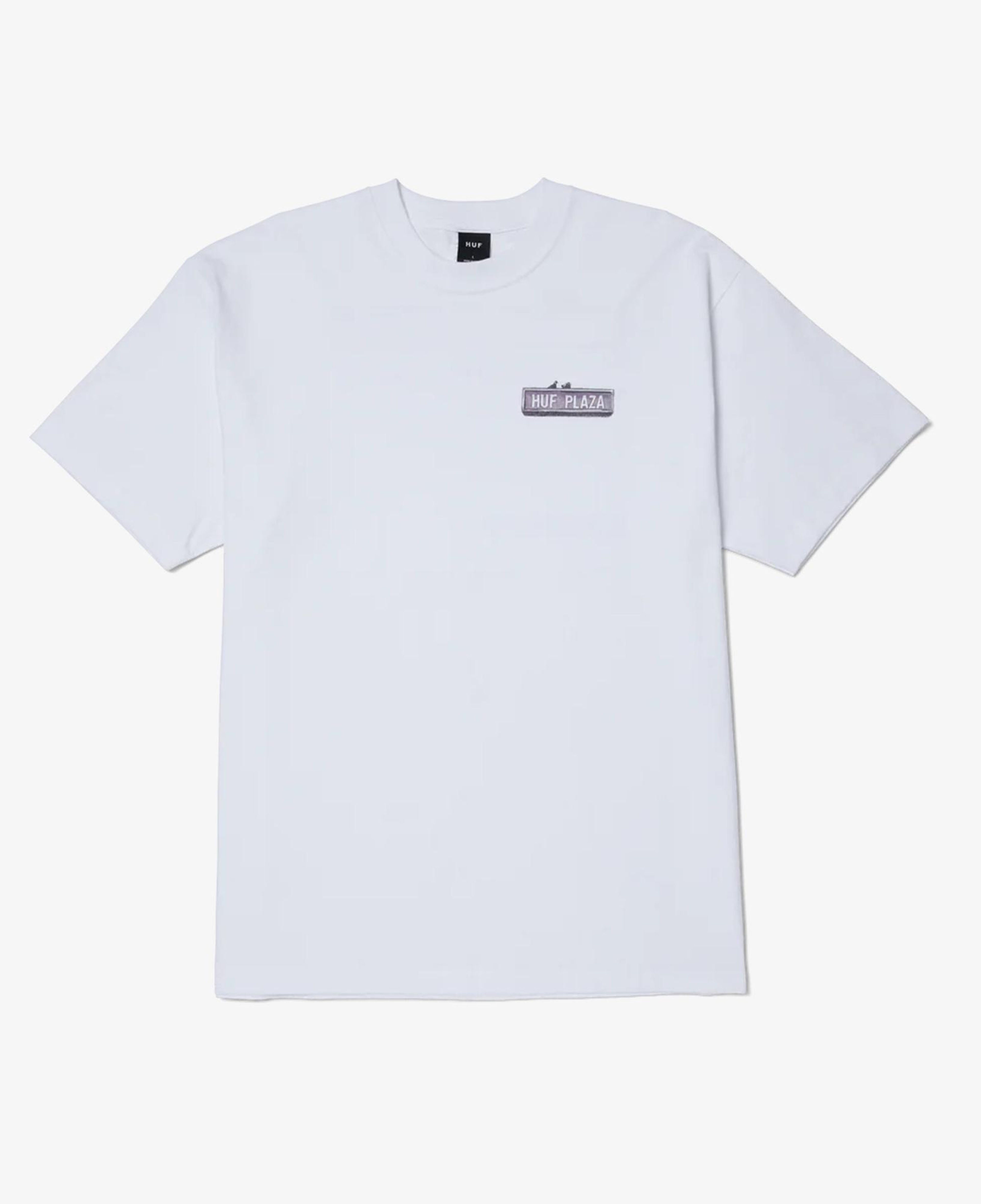 Huf Plaza Erkek Beyaz T-Shirt
