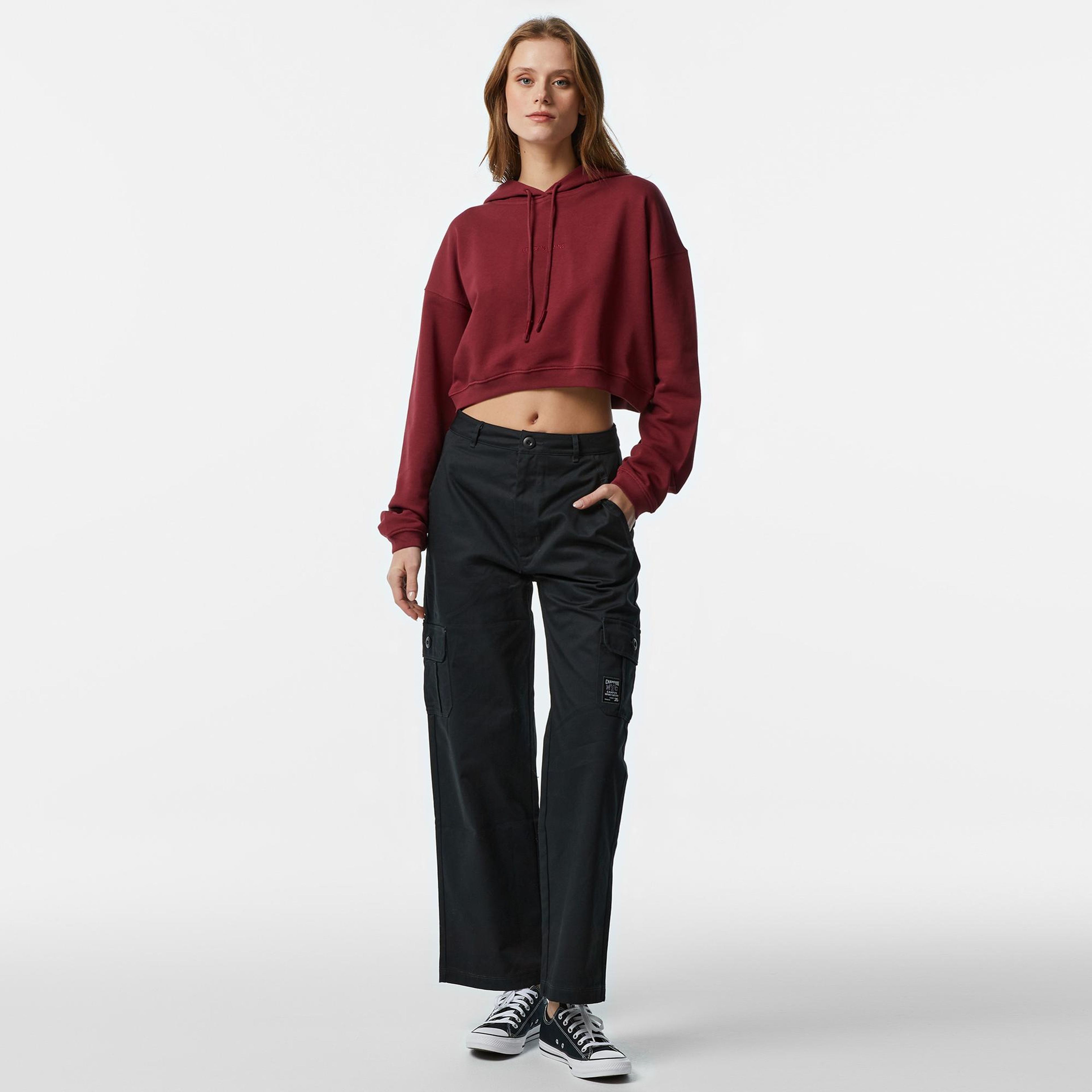 Les Benjamins 301 Unisex Bordo Hoodie