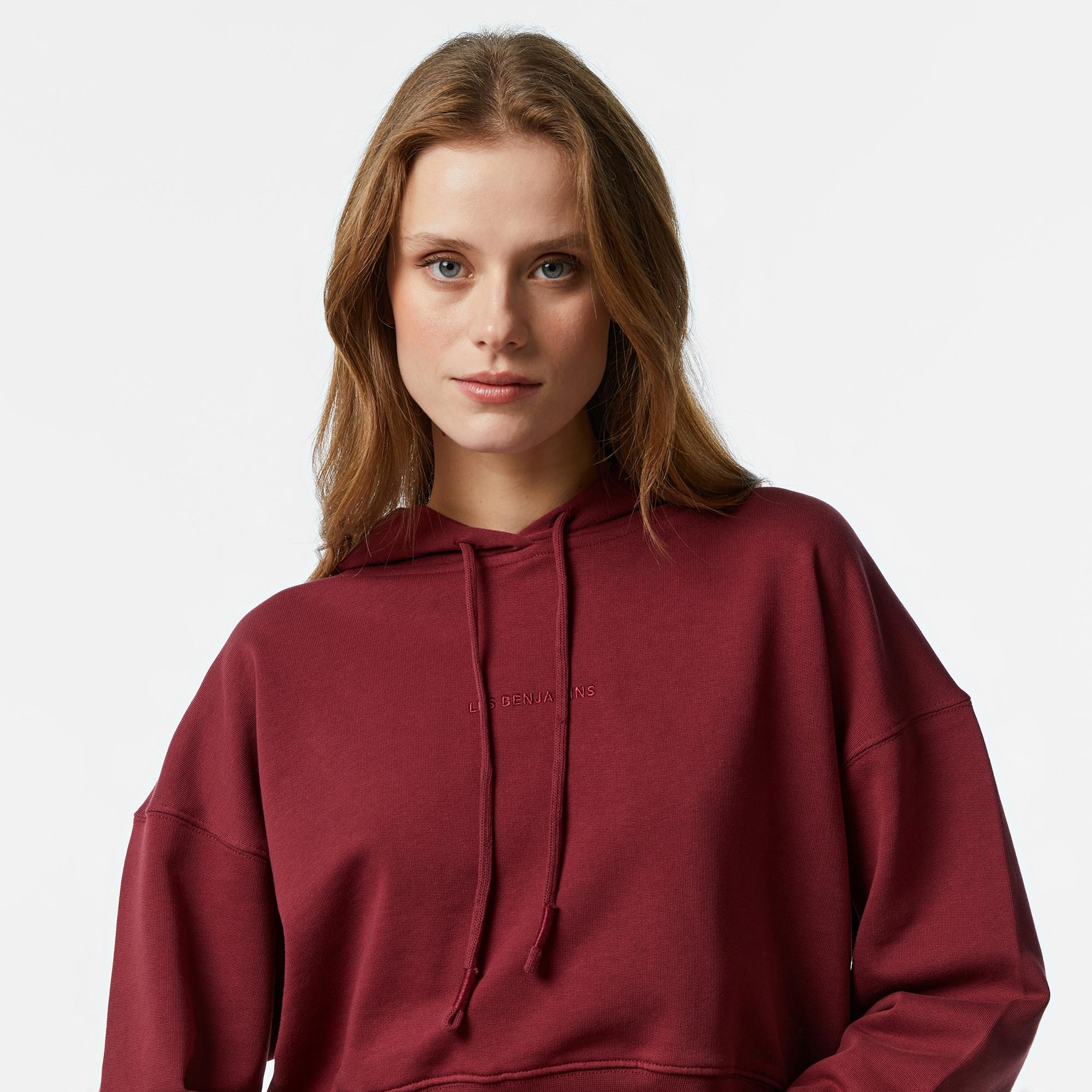 Les Benjamins 301 Unisex Bordo Hoodie