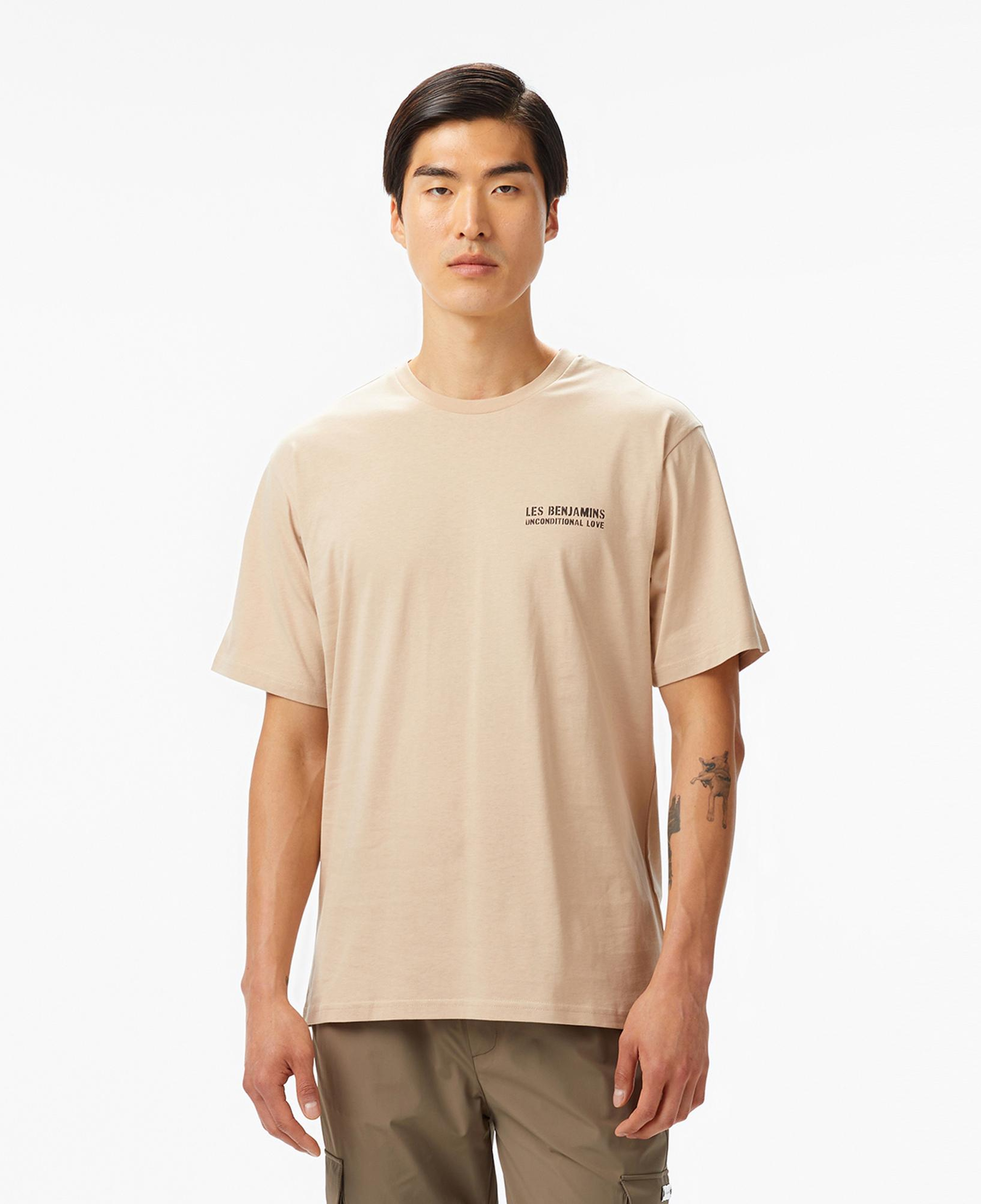 Les Benjamins Erkek Bej T-Shirt